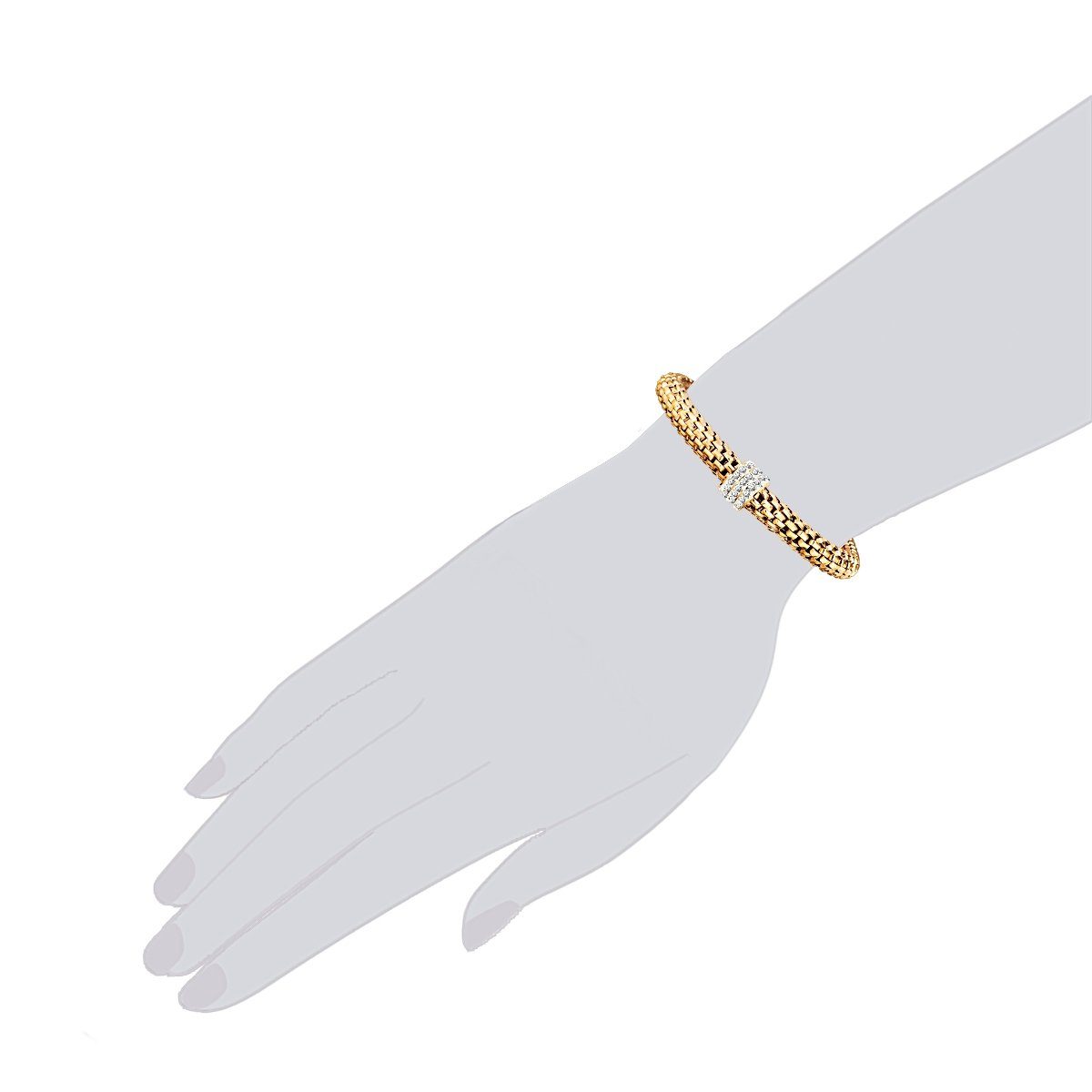 Lulu & Jane Armband gelbgold, Edelstahl günstig online kaufen
