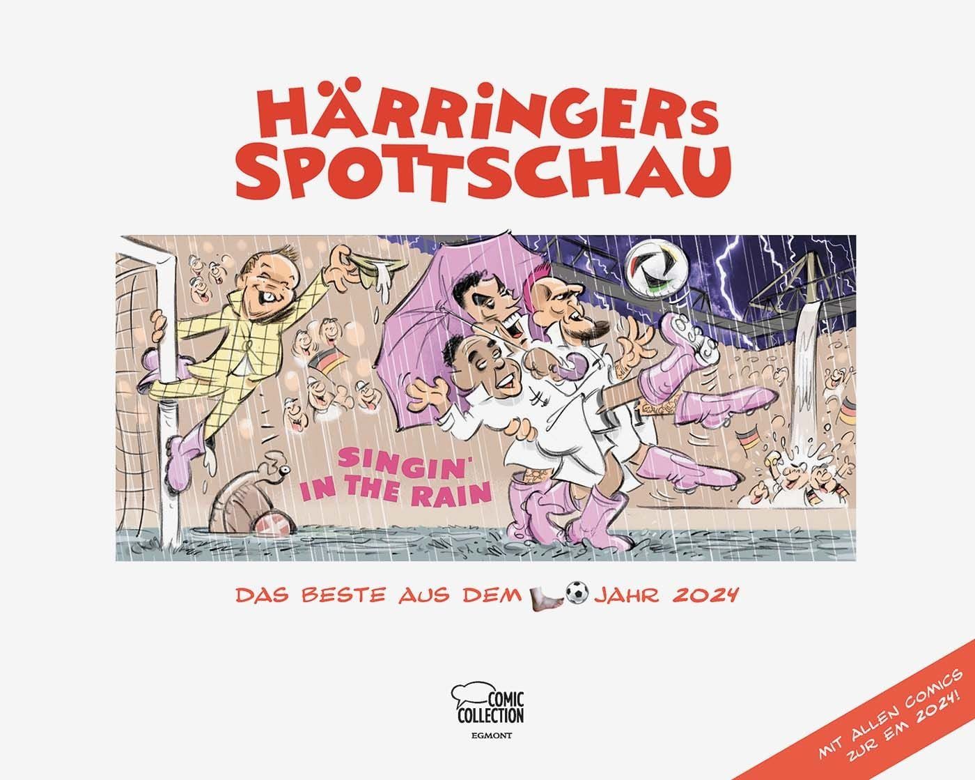 Cartoon Härringers Spottschau - Das Beste aus dem Fußballjahr 2024 Mit allen C Christoph Härringer