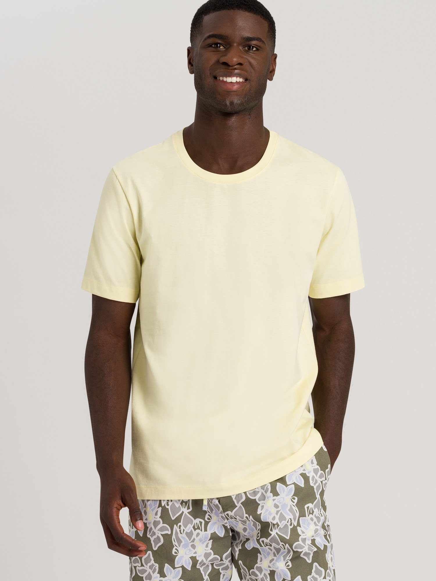 yellow Shirts Living T-Shirt Hanro pastel