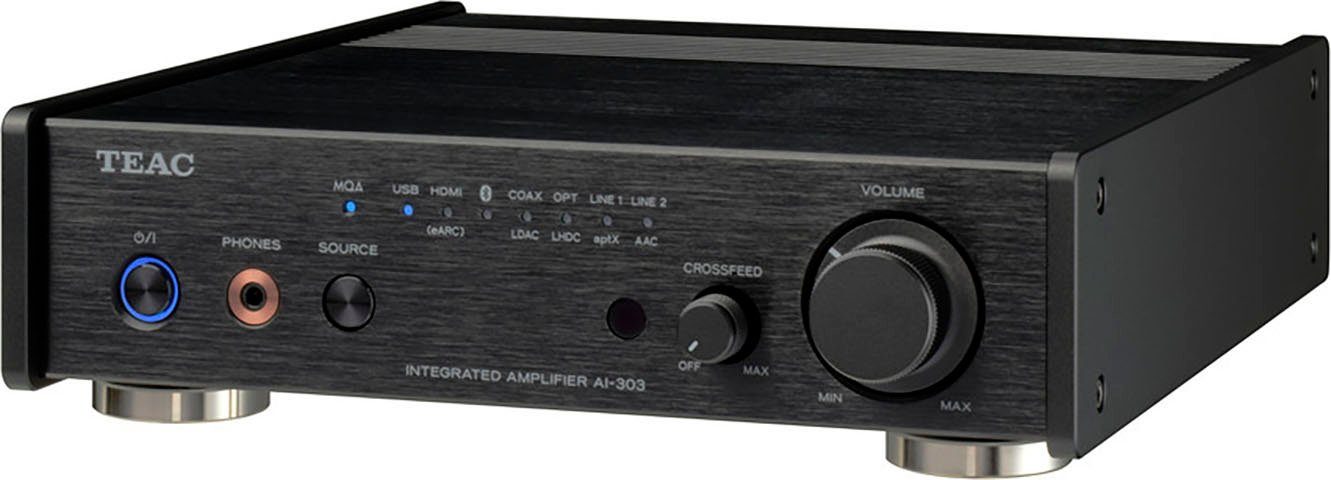2, DAC und breit, in USB Audioverstärker TV TEAC 100 215mm Gehäuse W), ideal nur Vollmetall (Anzahl einem Kanäle: mit AI-303 Verbindung