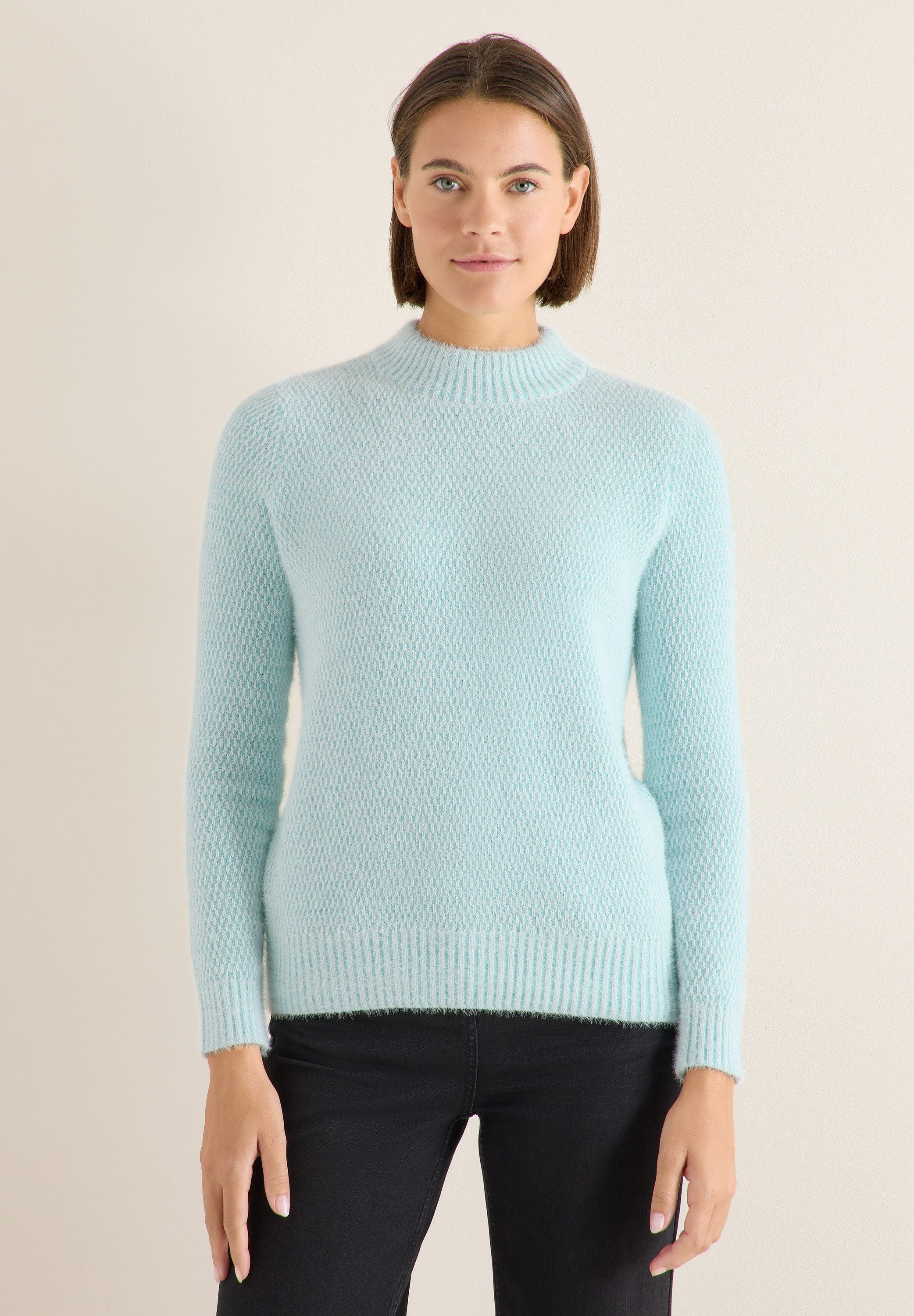 CECIL Strickpullover mit Ripp-Details günstig online kaufen