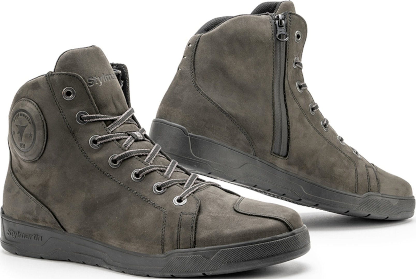 Stylmartin Tank WP Leather wasserdichte Motorrad Schuhe Motorradstiefel wasserdicht