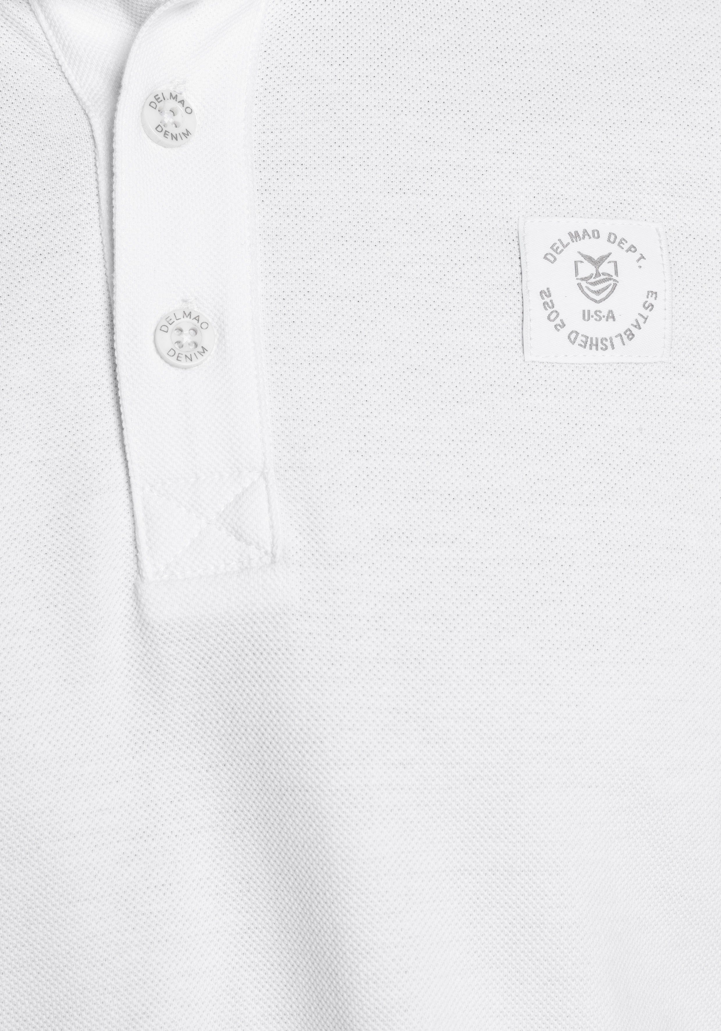 DELMAO Poloshirt in vielen Sommer Farben! Preis-Leistungs Bestseller! Trendige lockere Passform, immer perfekt gestylt! Sportlicher Look