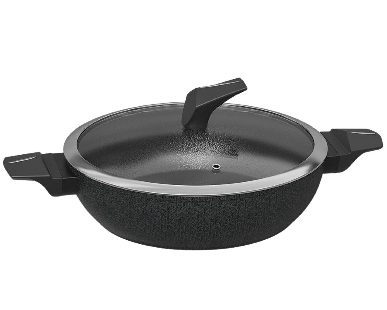 Michelino Servierpfanne Servierpfanne für alle Herdarten mit Antihaftbeschichtung Ø 28 cm