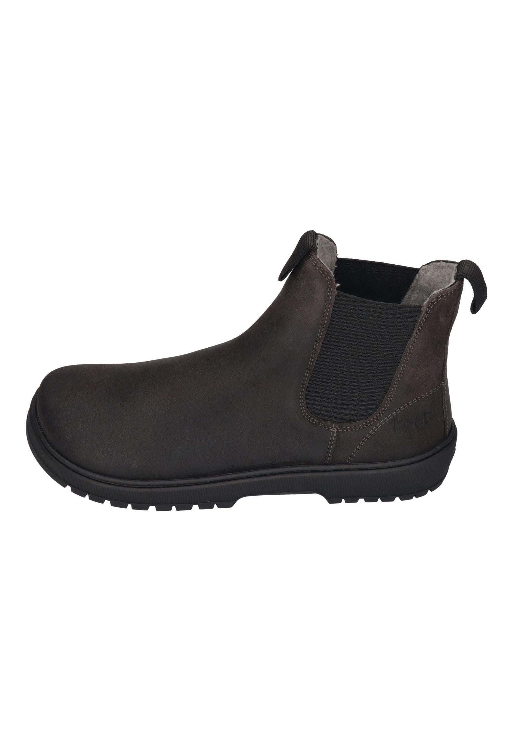 KOEL GAVIEN SUEDE FELT Barfußschuh dark grey