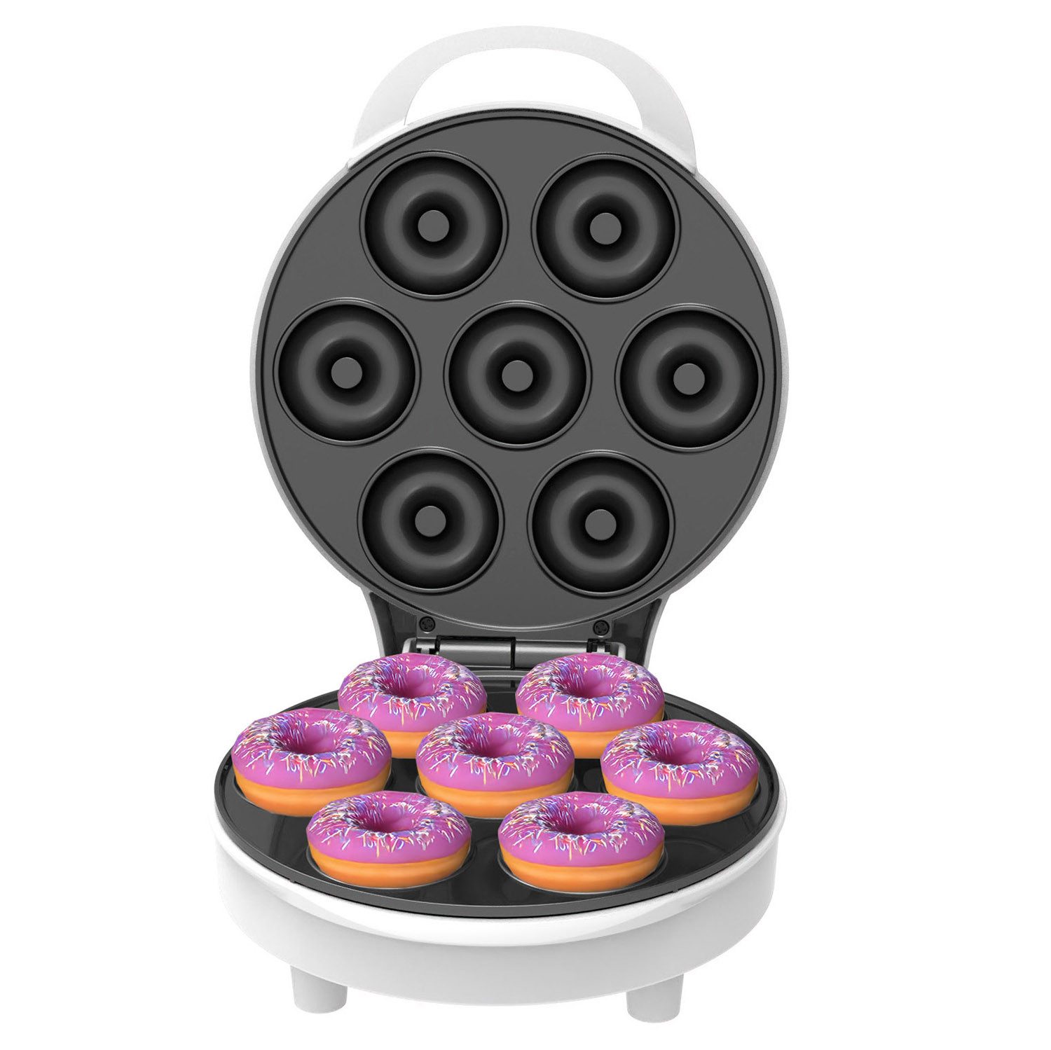 Adler Donut-Maker Adler AD 3075 Donut-Hersteller für 7 Donuts weiß 1500W