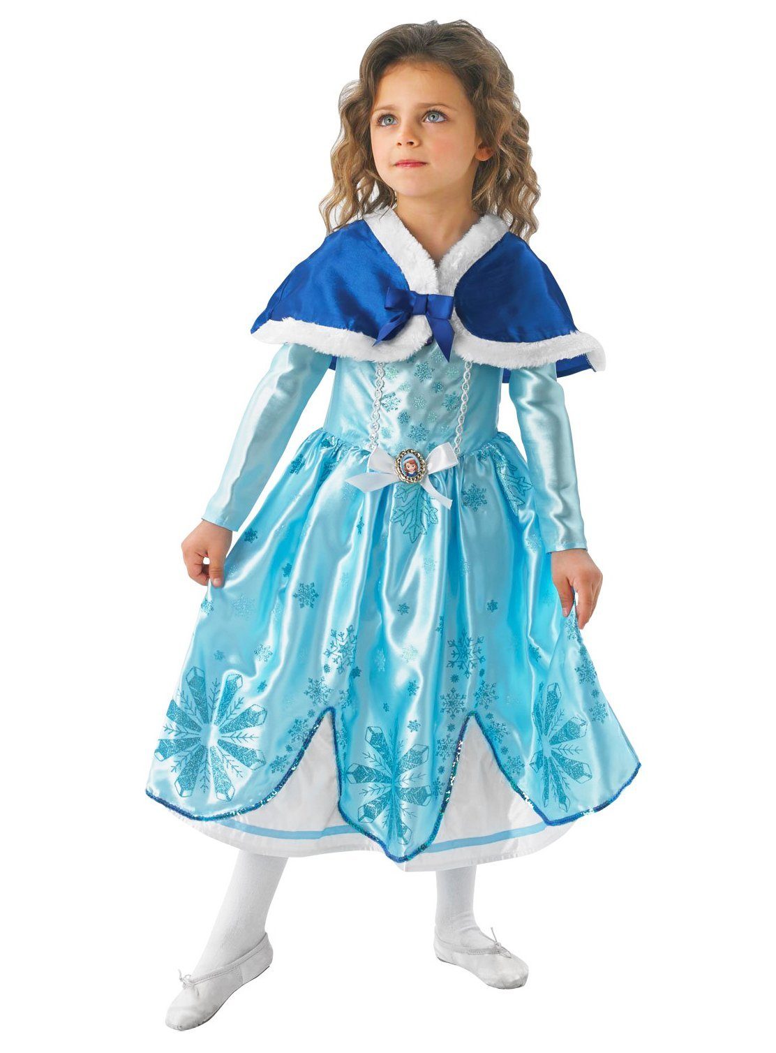 Metamorph Prinzessin-Kostüm Disney's Sofia die Erste - Winter Kostüm für Kinde, Offizielles Kinderkleid zur gleichnamigen Disney Animationsserie