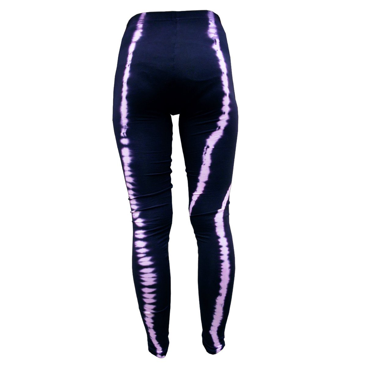 PANASIAM Leggings handgefärbte Unikat Batik Leggings aus natürlicher Viskose Goa Hose im Batik Look Yogaleggings Sporthose Sportleggings lange Leggings