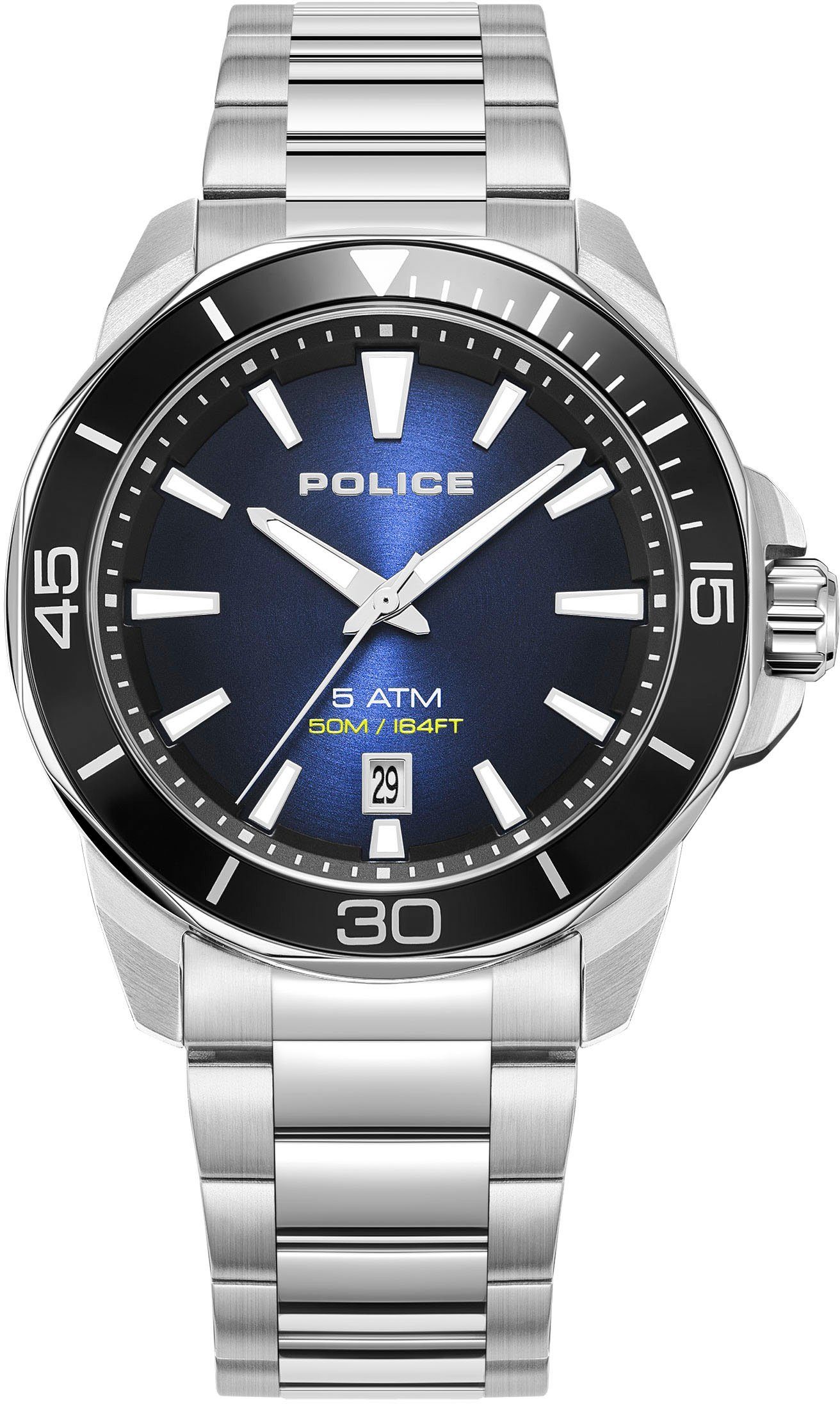 Police Quarzuhr THORNTON, PEWJH0021402, Armbanduhr, Herrenuhr, Datum