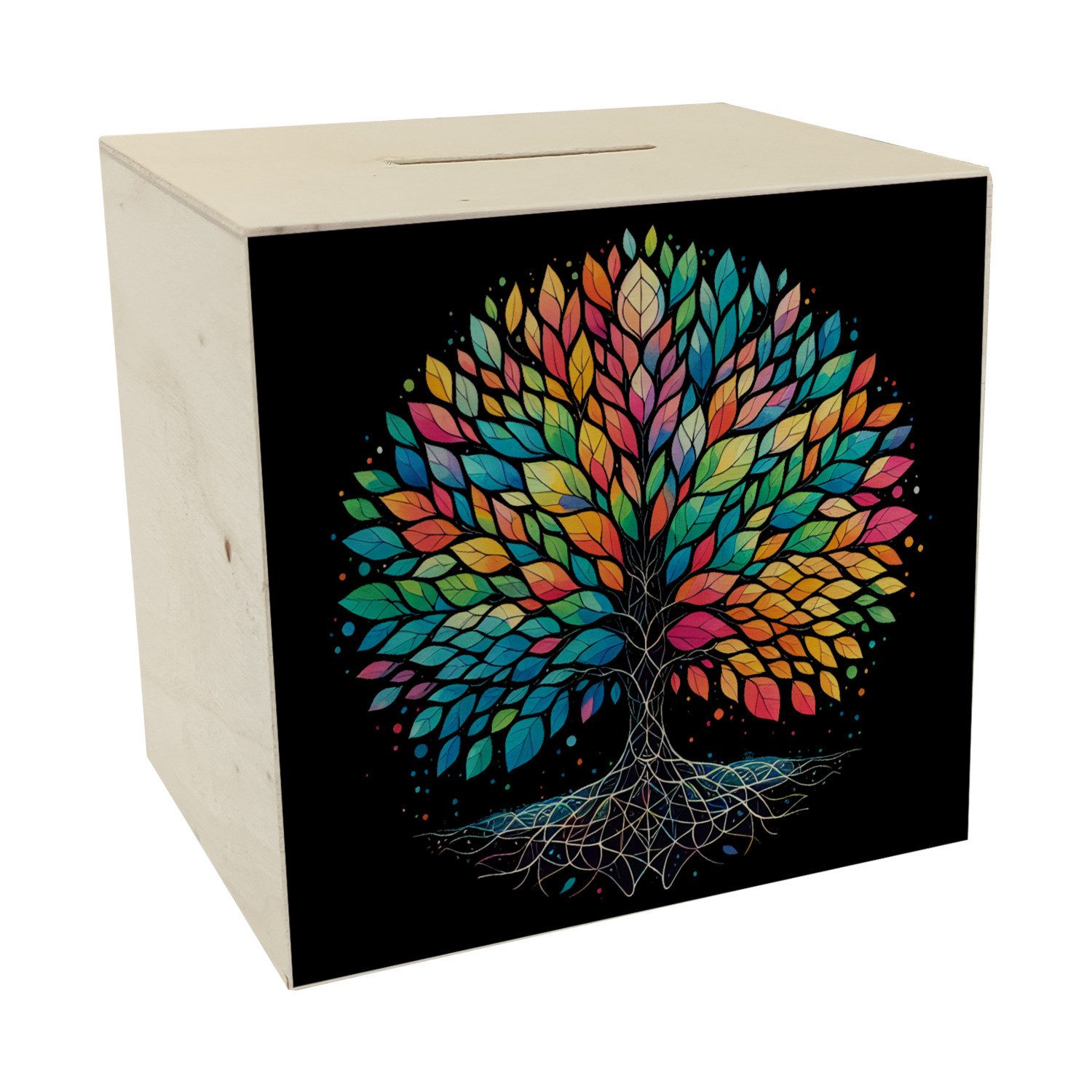 speecheese Spardose Lebensbaum Spardose aus Holz günstig online kaufen