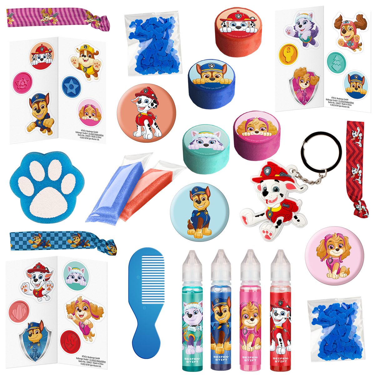 PAW PATROL Adventskalender Paw Patrol Adventskalender Bath & Fun Kalender