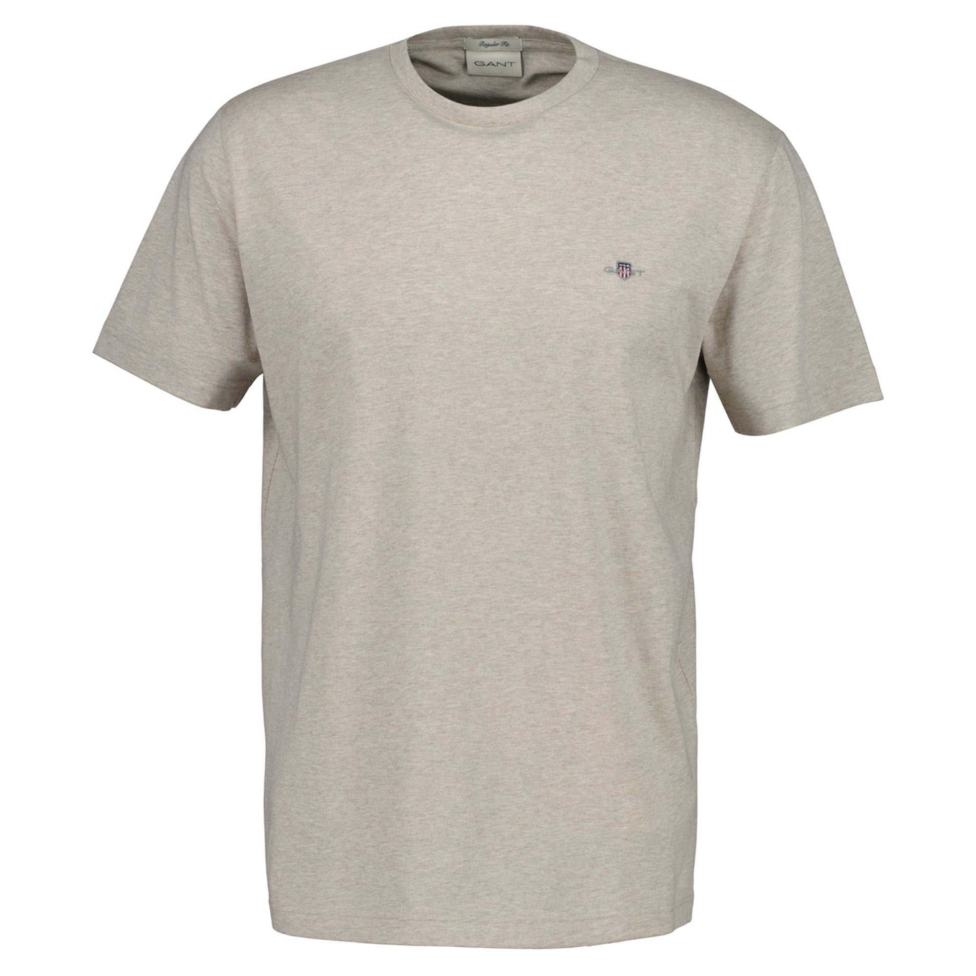 Gant T-Shirt Herren T-Shirt 1er Pack Baumwolle Reg Shield (Packung, 1er Pac günstig online kaufen