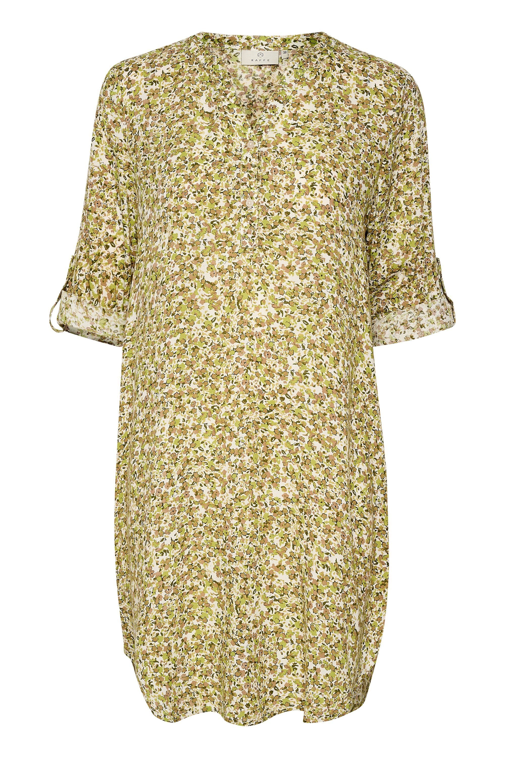 KAFFE Jerseykleid Kleid KAida Green Medium Flower Print