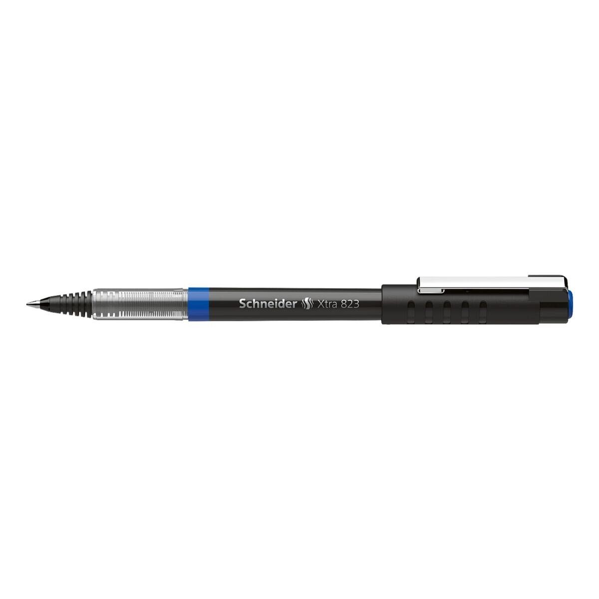 Strichstärke: Xtra mm Tintenroller 823, (F) 0,3 Schneider blau