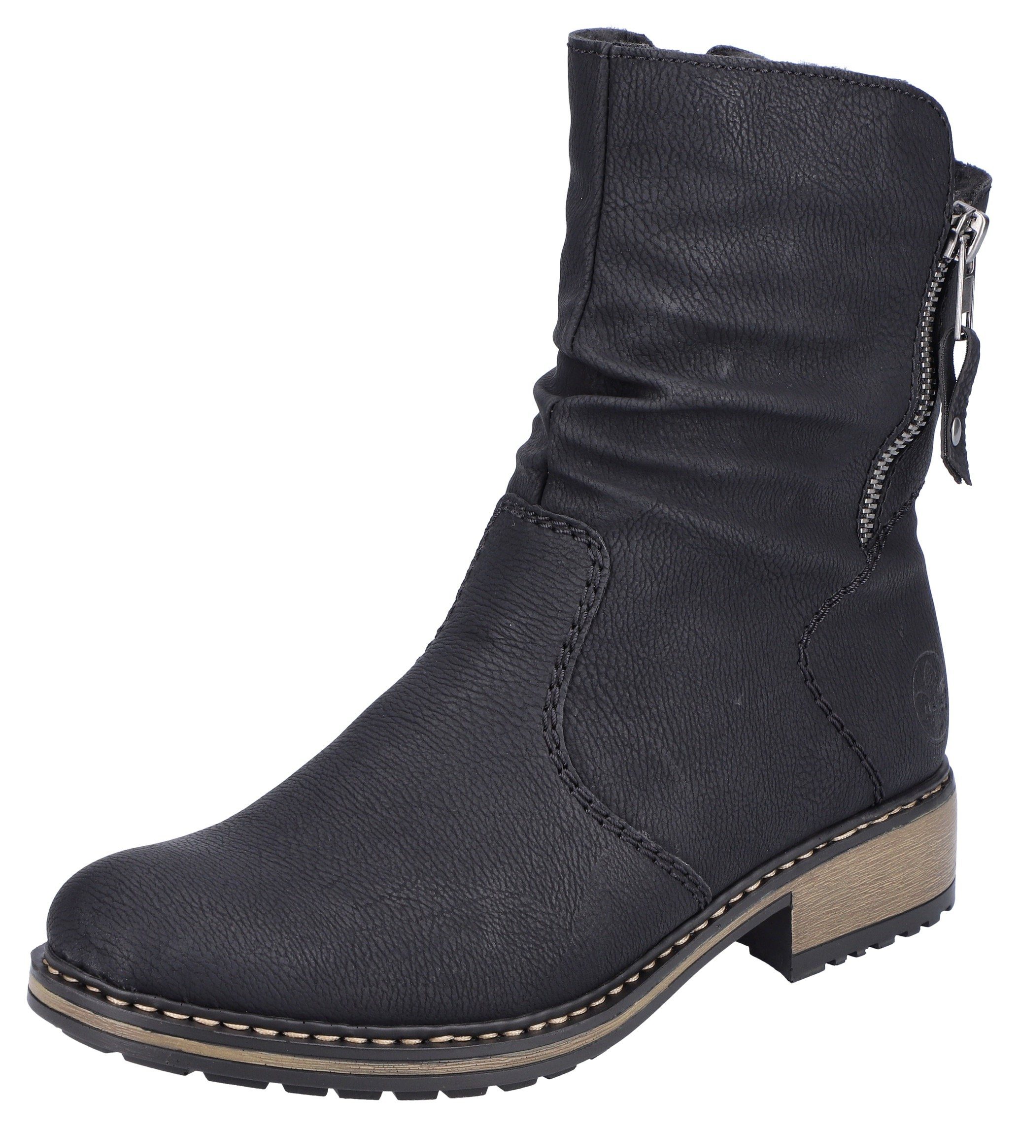 Rieker Winterstiefelette, Winterboots, slouchy Schaft, Blockabsatz günstig online kaufen