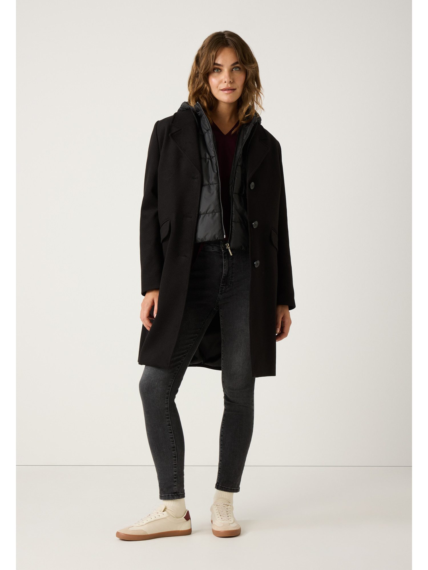 MORE&MORE Langarmbluse Schlupfbluse Ballonärmel günstig online kaufen