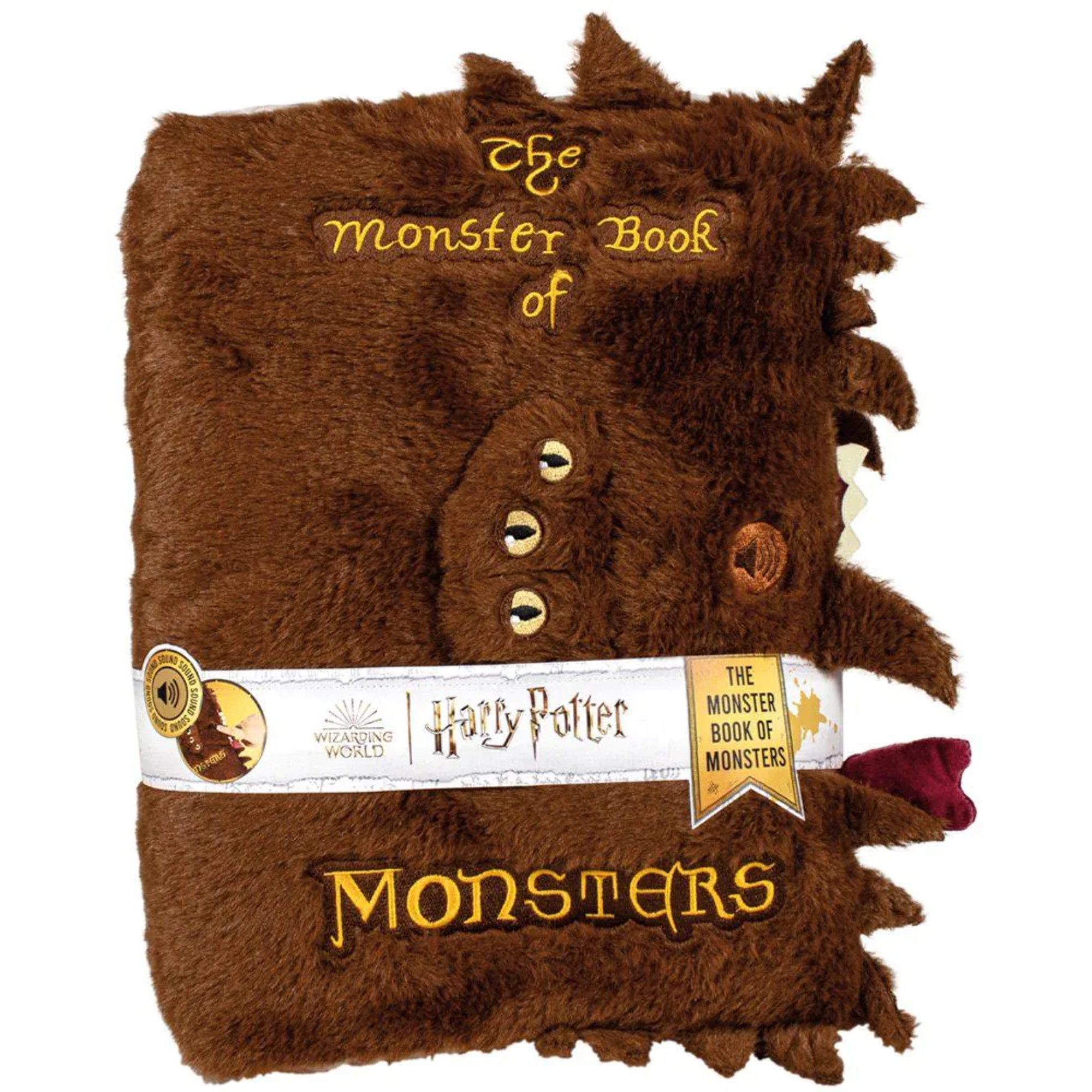 Schmidt Spiele Kuscheltier Harry Potter, Monsterbuch, inklusive Sound, 26 cm