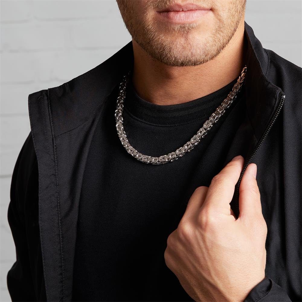 JEWLIX Königskette Herren Königskette von JEWLIX aus 925er Silber, 7,0 mm günstig online kaufen