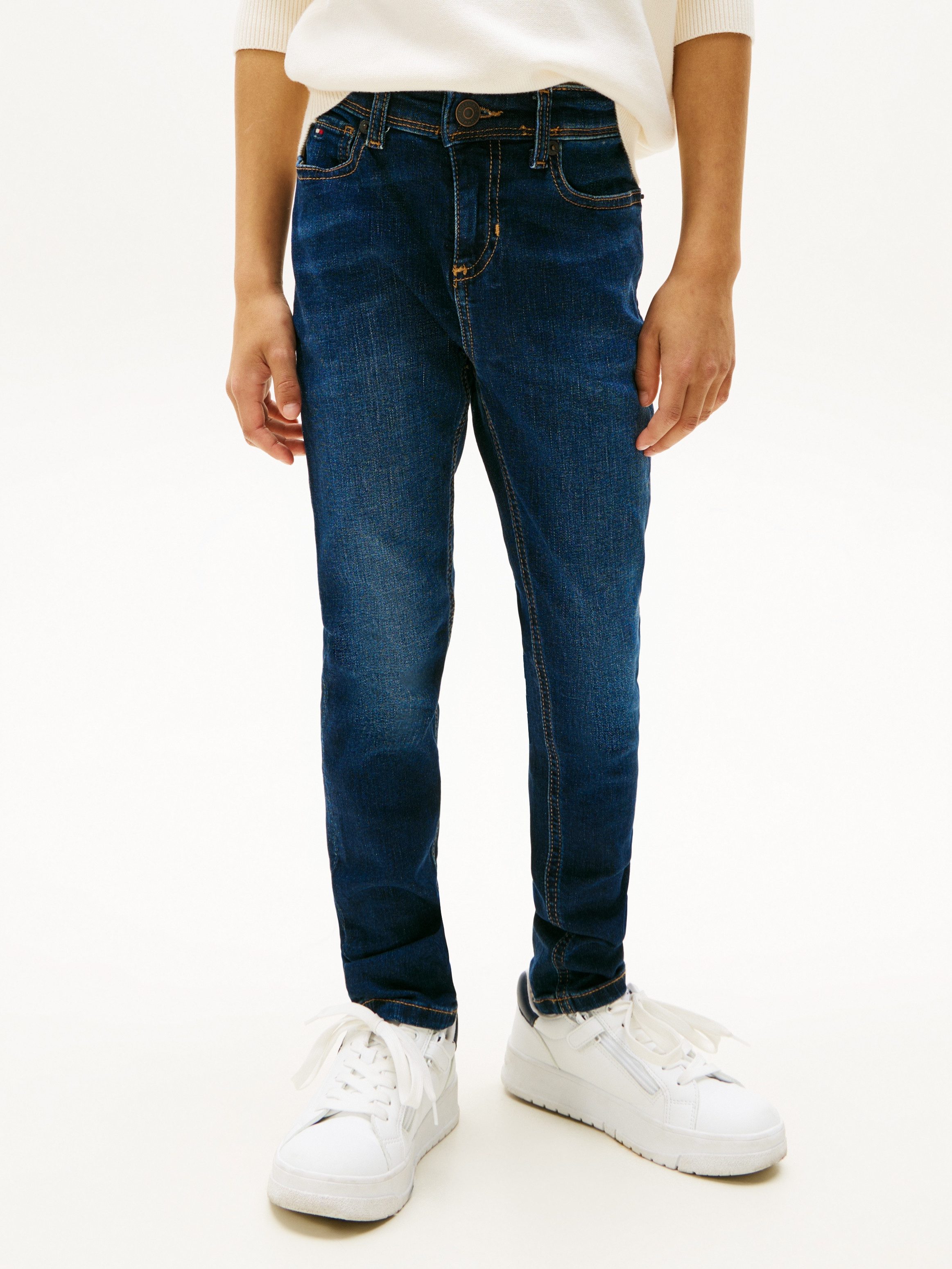 Tommy Hilfiger Straight-Jeans BOYS SCANTON Y Für Kinder und Jugendliche