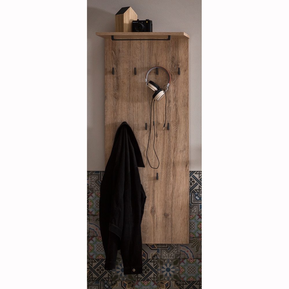 Lomadox Garderobenpaneel CORATO-80, Flur Wandgarderobe Garderobenmöbel günstig online kaufen