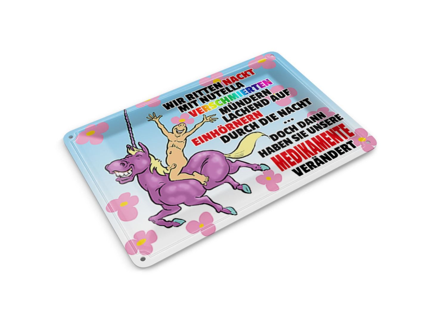 Femer GmbH Postkarte Spruch 14x10 cm doch dann Medikamente geändert, unfrankiert
