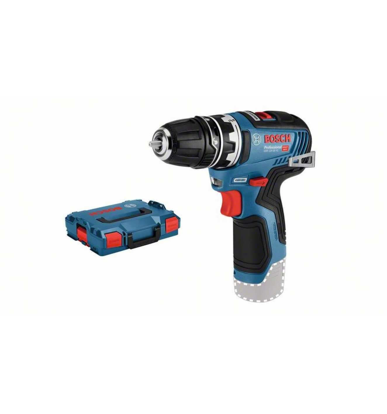 12 12V-35 max. ohne Ladegerät Akku und (Set), Akku-Bohrschrauber GSR 1750,00 V, Bosch Professional FC, U/min,