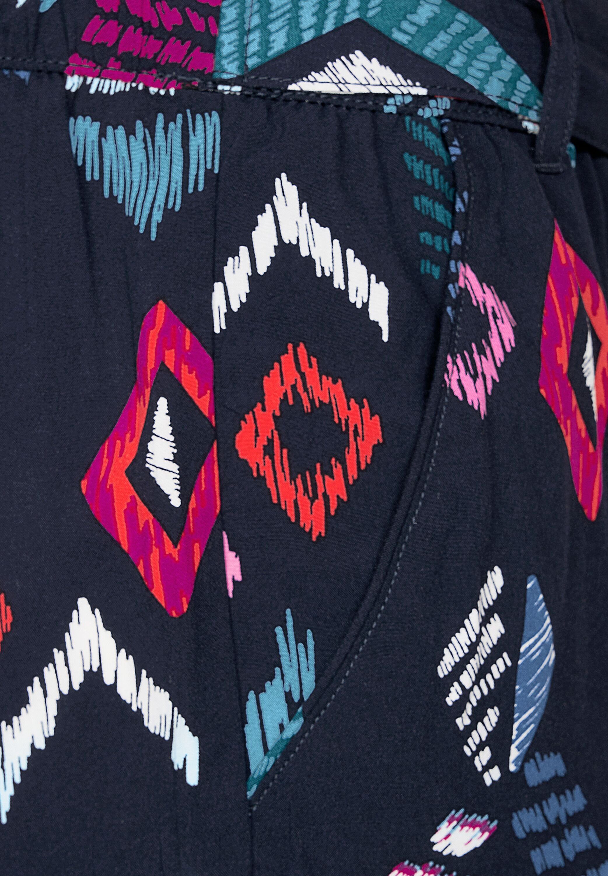 CECIL 3/4-Hose Elastikbund mit Stoffgürtel