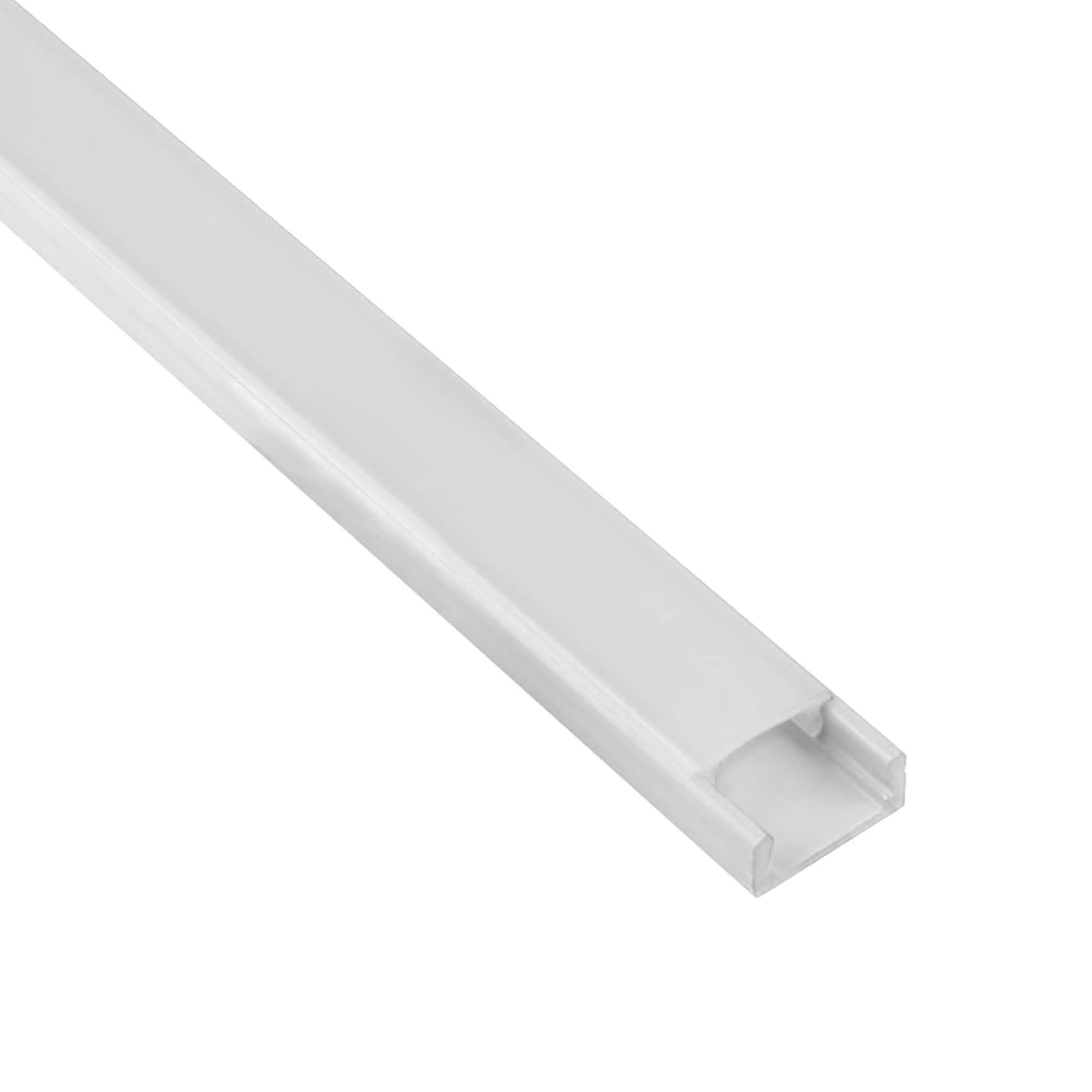 tktrading24 LED-Stripe-Profil A15 LED Aluprofil Weiss Abdeckung - Premium LED-Profil