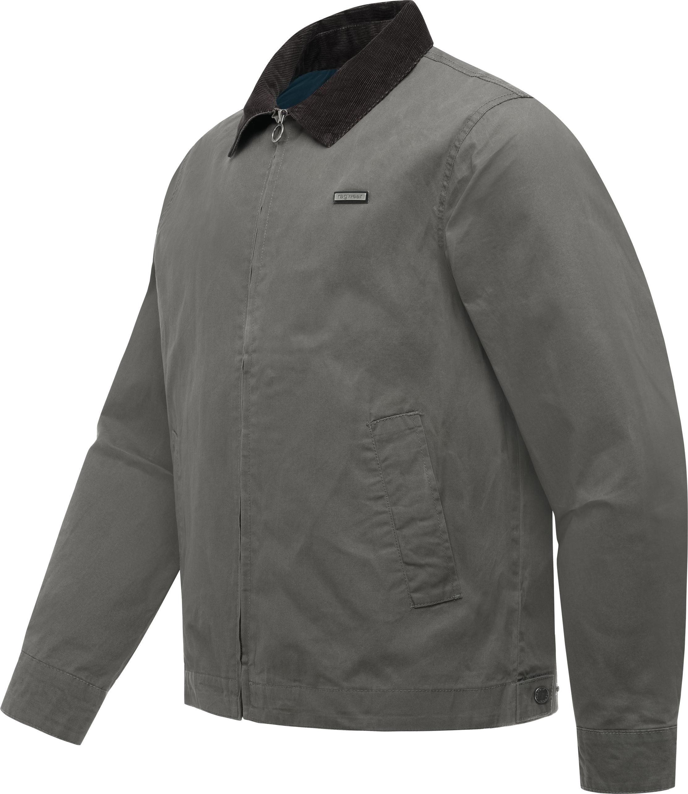 Ragwear Hemdjacke Hertan Vintage Leichte Herren Übergangsjacke mit Hemdkragen
