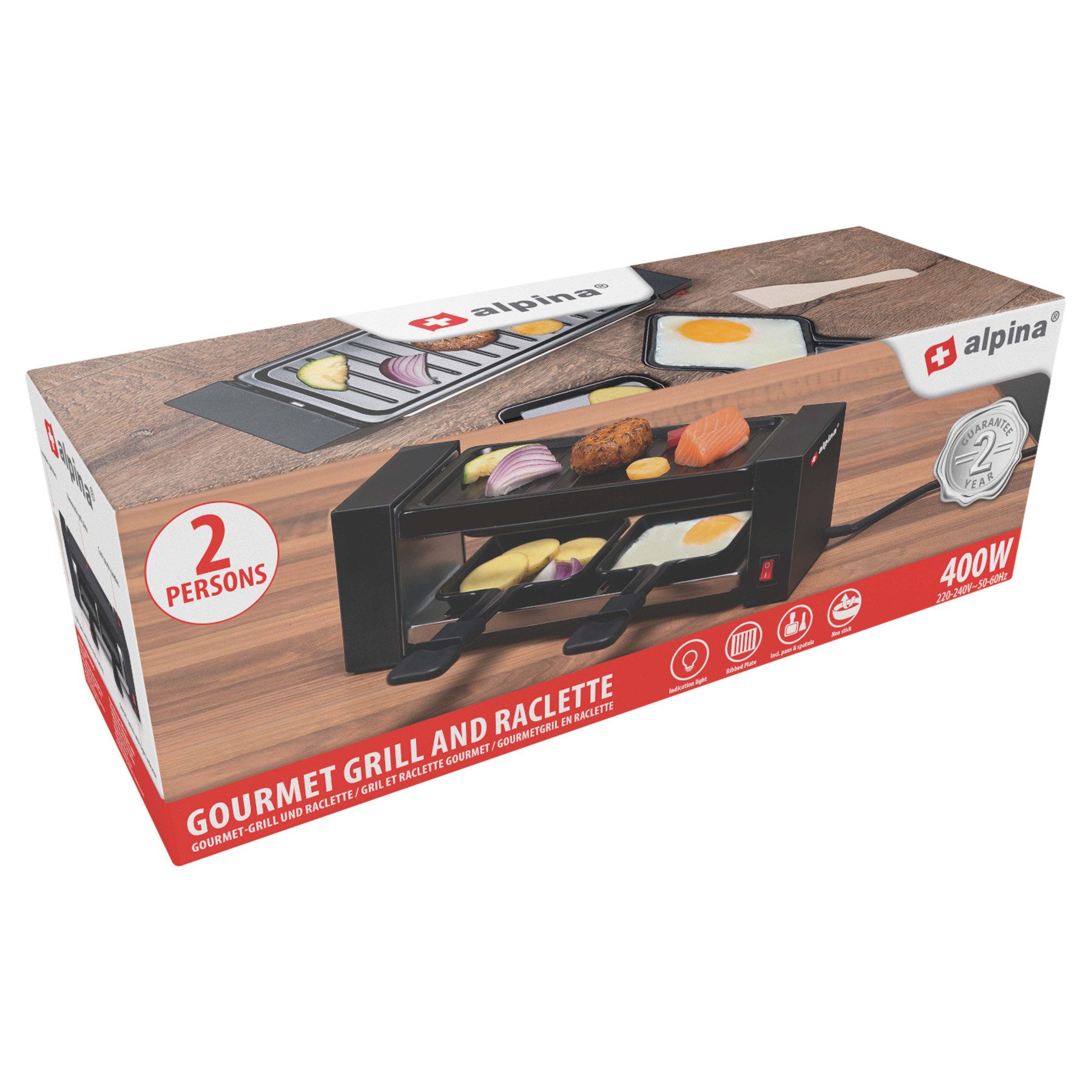 Alpina Raclette 400W 2er - Bild 2