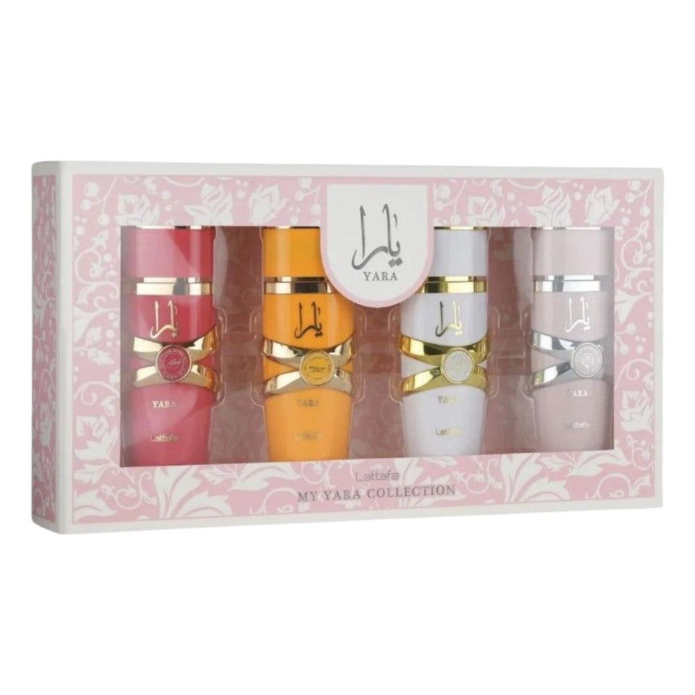 Lattafa Eau de Parfum Lattafa Yara Set 2x100ml, 4x5ml oder 4x25ml Eau de Parfum Geschenkse