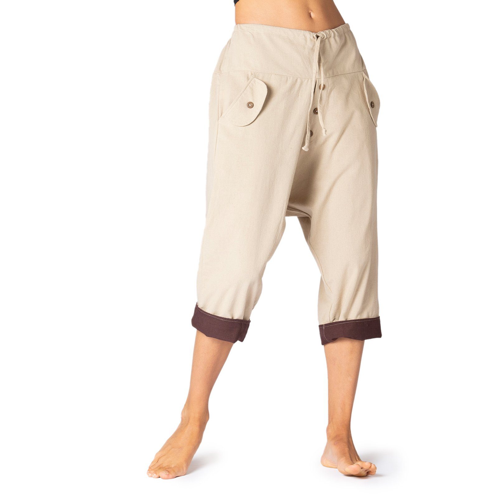 Khaki PANASIAM Shorts Strandshorts Yogi