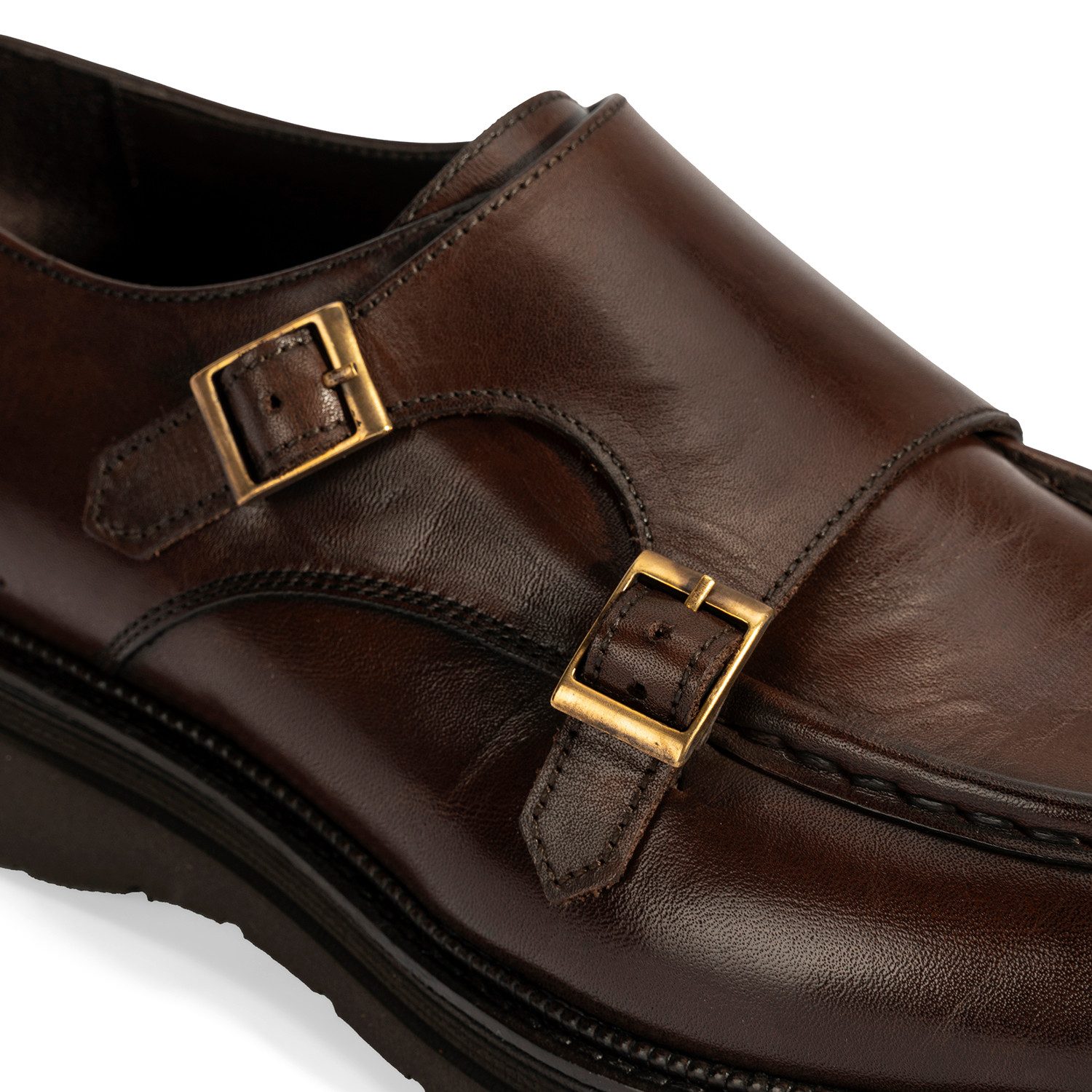 Desa Herren-Slipper – Obermaterial und Futter aus Leder, runde Zehenpartie Loafer