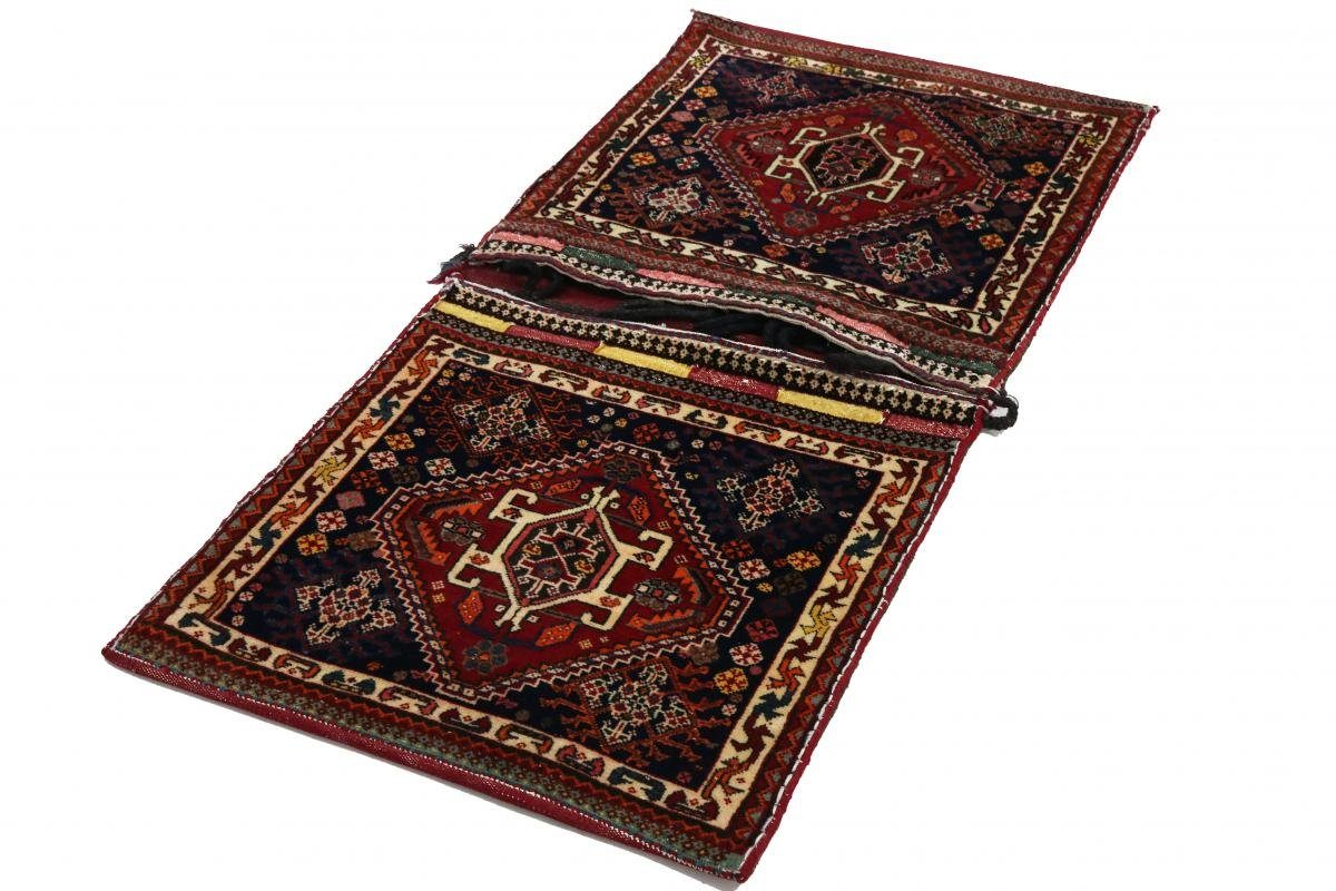 Trading, Höhe: Ghashghai Orientteppich Tasche Alt 81x131 rechteckig, Handgeknüpfter Nain mm 12 Orientteppich,
