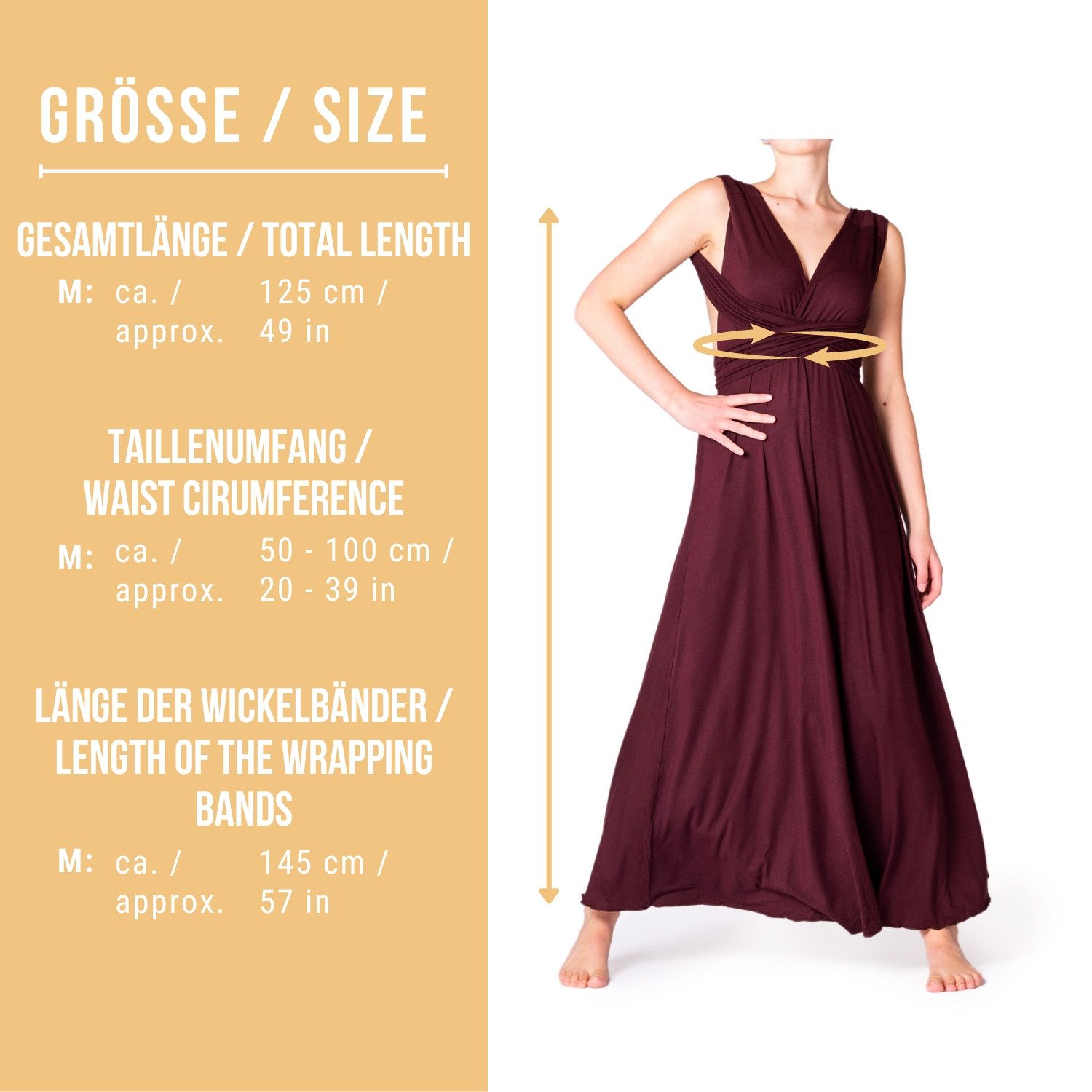 PANASIAM Tunikakleid langes Maxikleid Infinity Dress mit V-Ausschnitt Abendkleid Ballkleid Neckholder Sommerkleid Damen Kleid mit hoher Taille Brautjungfer Kleid