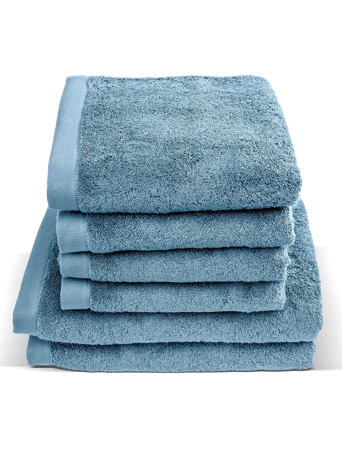 Herzbach Home Handtuch Set Pura, (6-St), 6er Set, 550g/m², Premium-Qualität günstig online kaufen