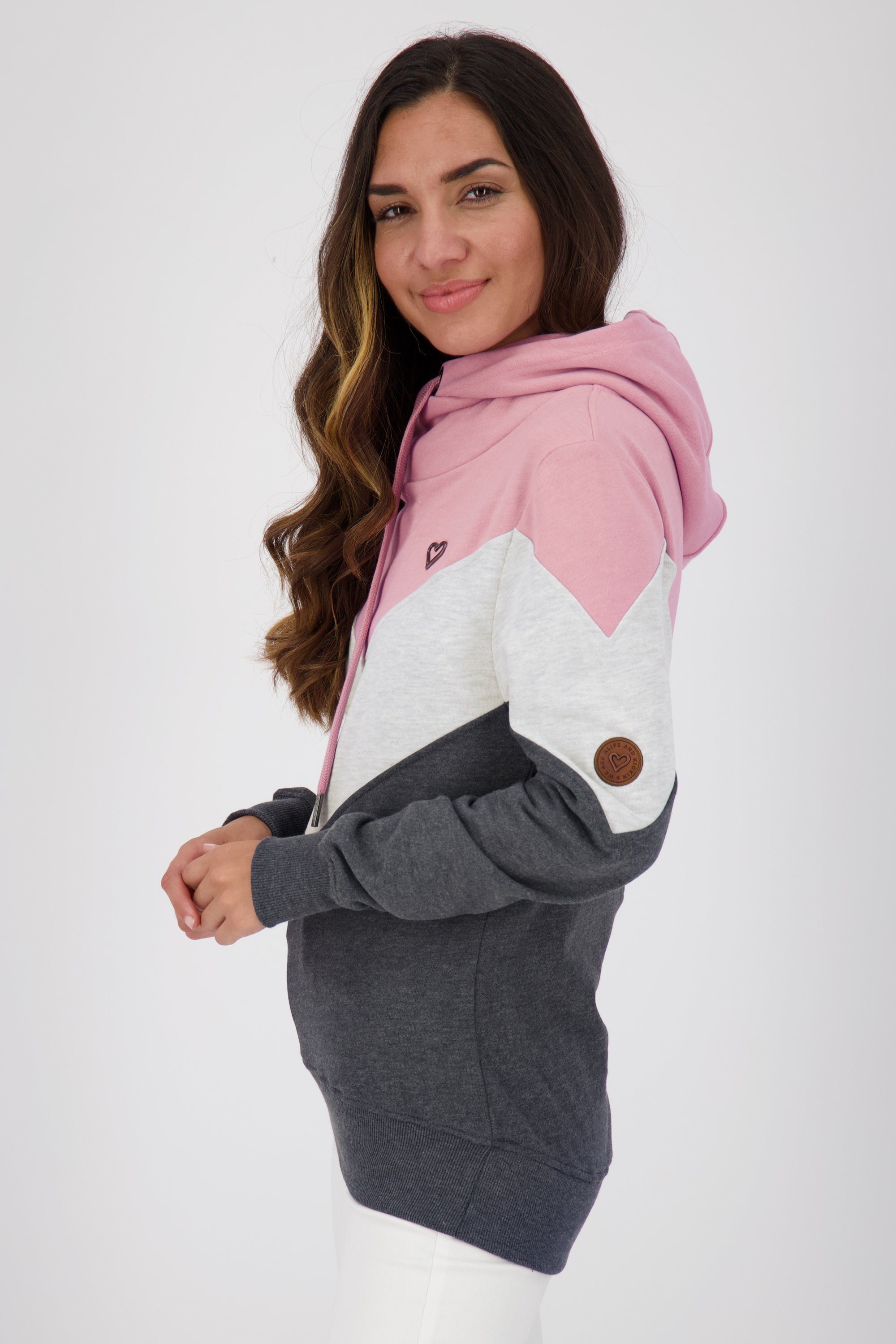 Sweatshirt Alife StellaAK Sweatshirt Kapuzensweatshirt & lavender Kickin Damen