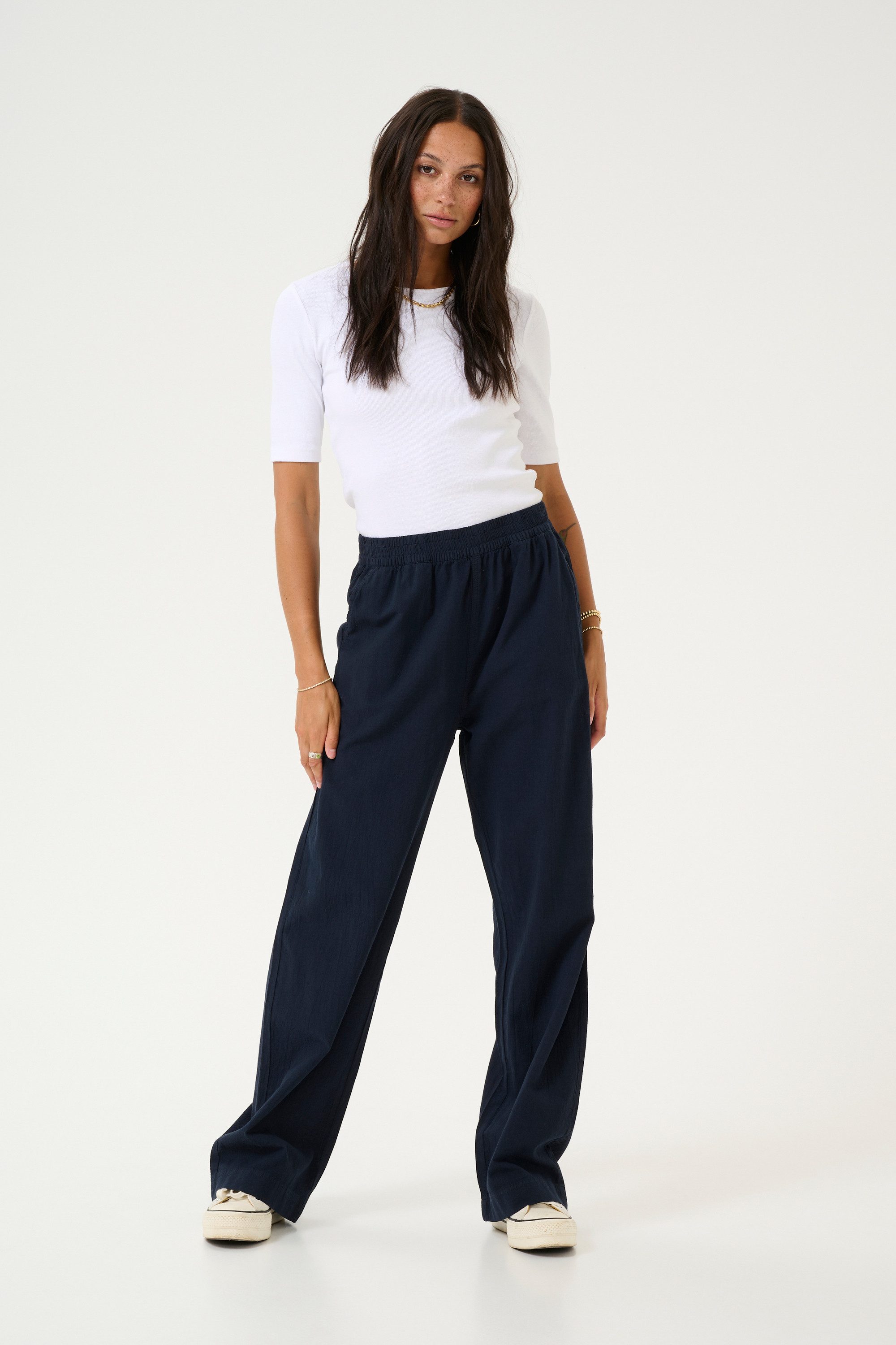 KAFFE Stoffhose Casual Hose KAnaya günstig online kaufen
