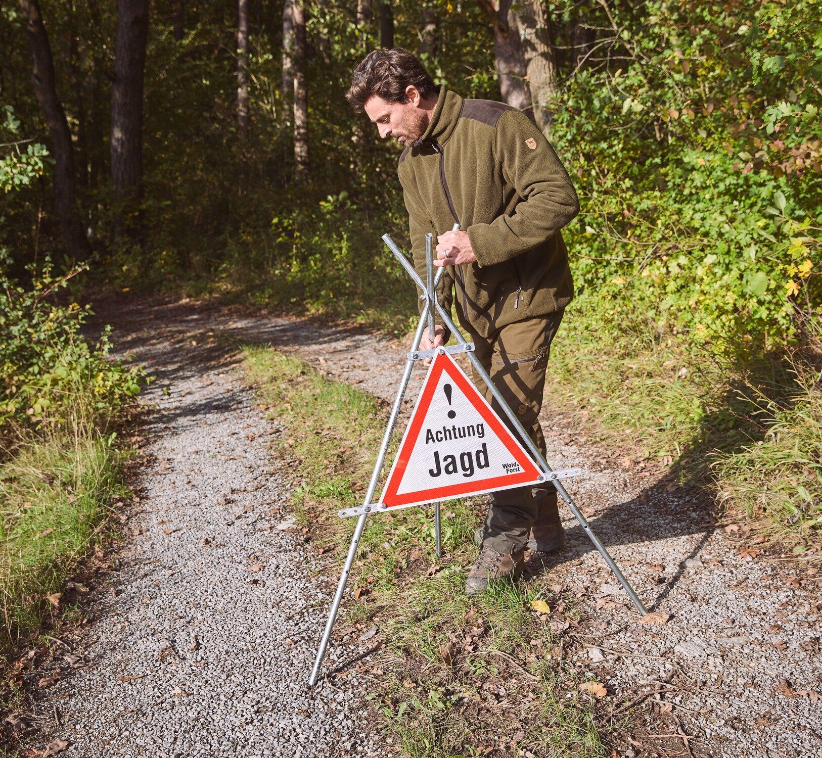 Wald & Forst Warnschild Warnschild – Achtung Jagd