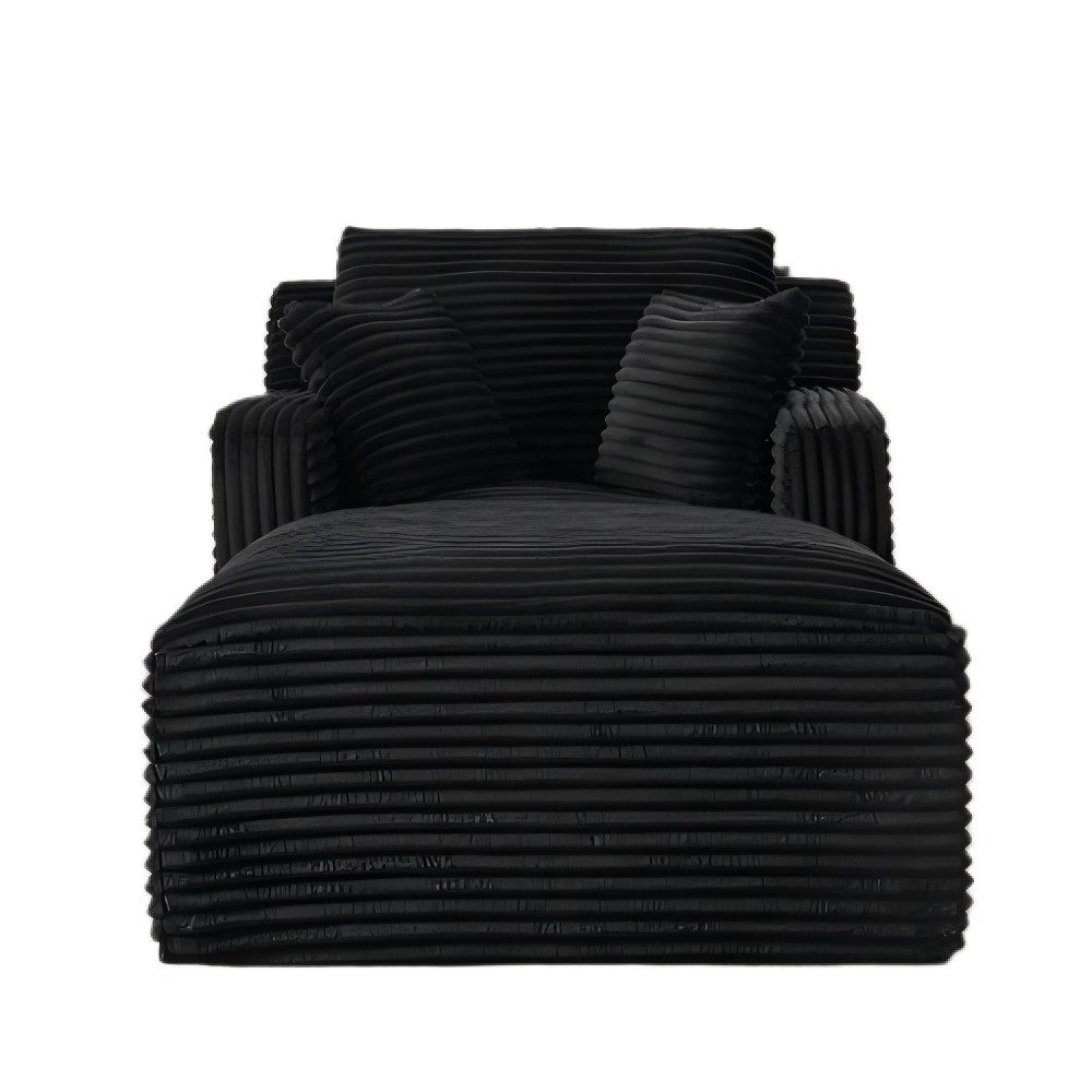 SIKAINI Sofa Modernes Chaiselongue Sofa aus Cord, Komfortable Polsterung, Elegantes Design aus Cordstoff