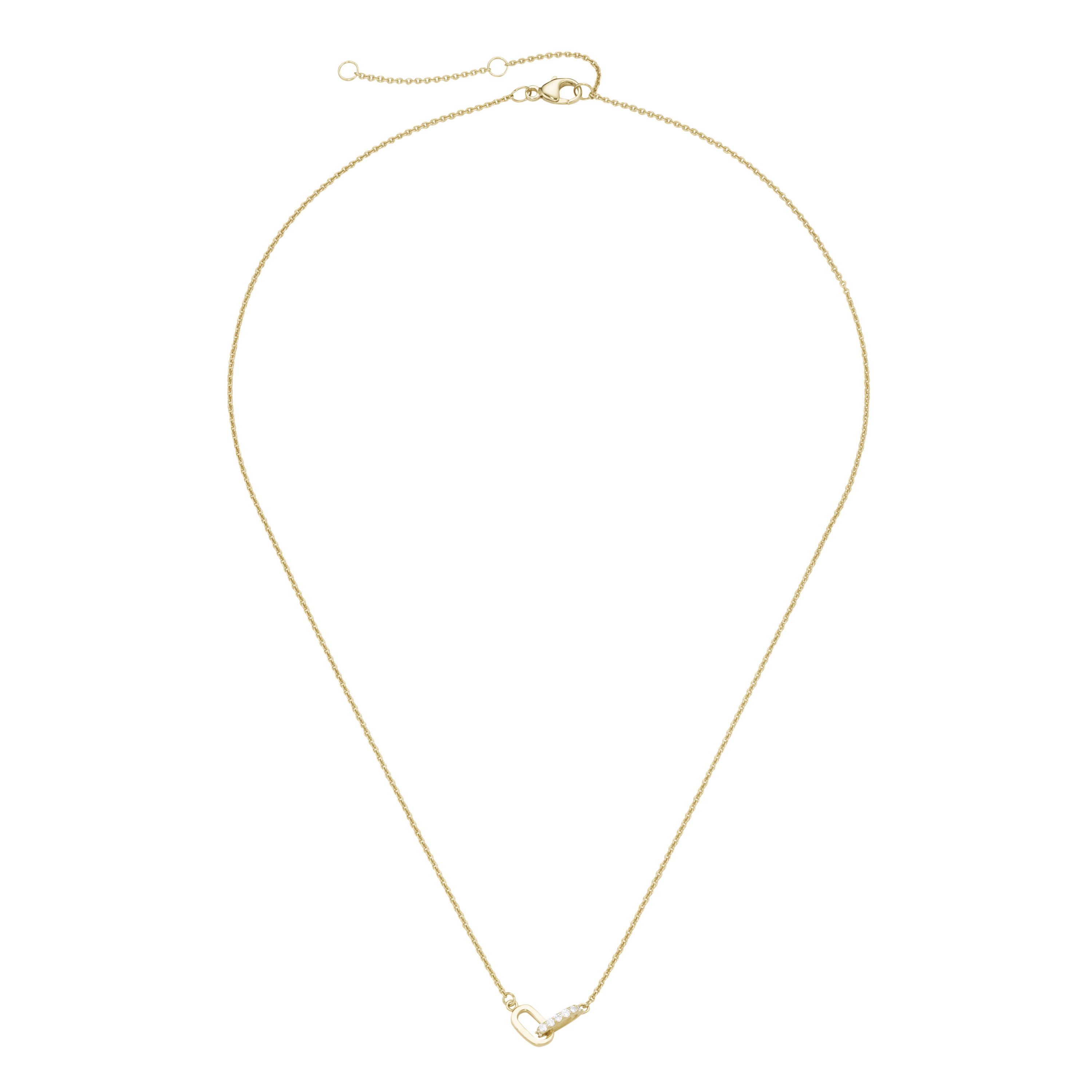 Luigi Merano Collier Mittelteil mit Brillanten, Gold 585 günstig online kaufen