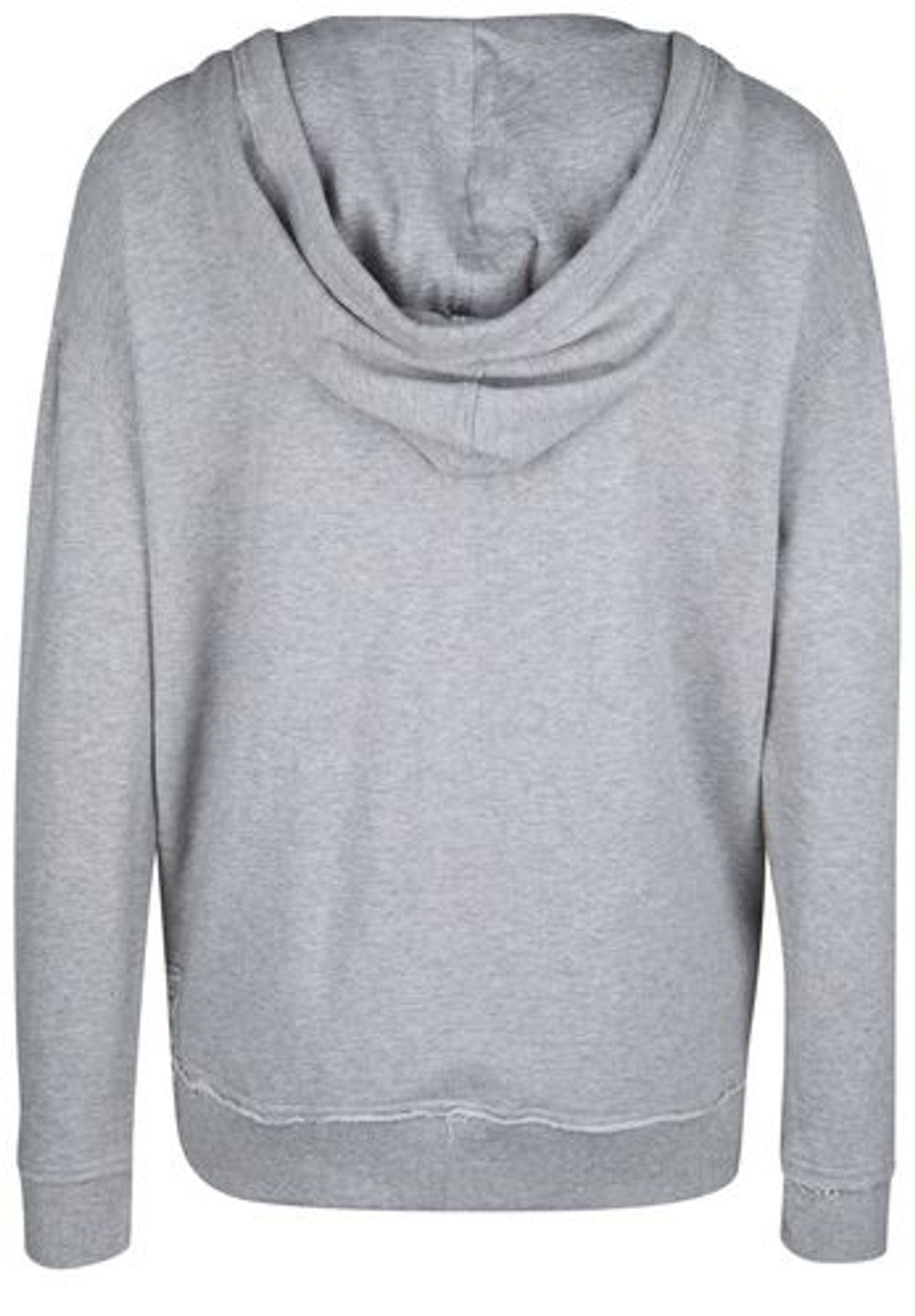 DAILY´S Kapuzenshirt HEERA: Damen Melange Sweatshirt Grau Kapuzen