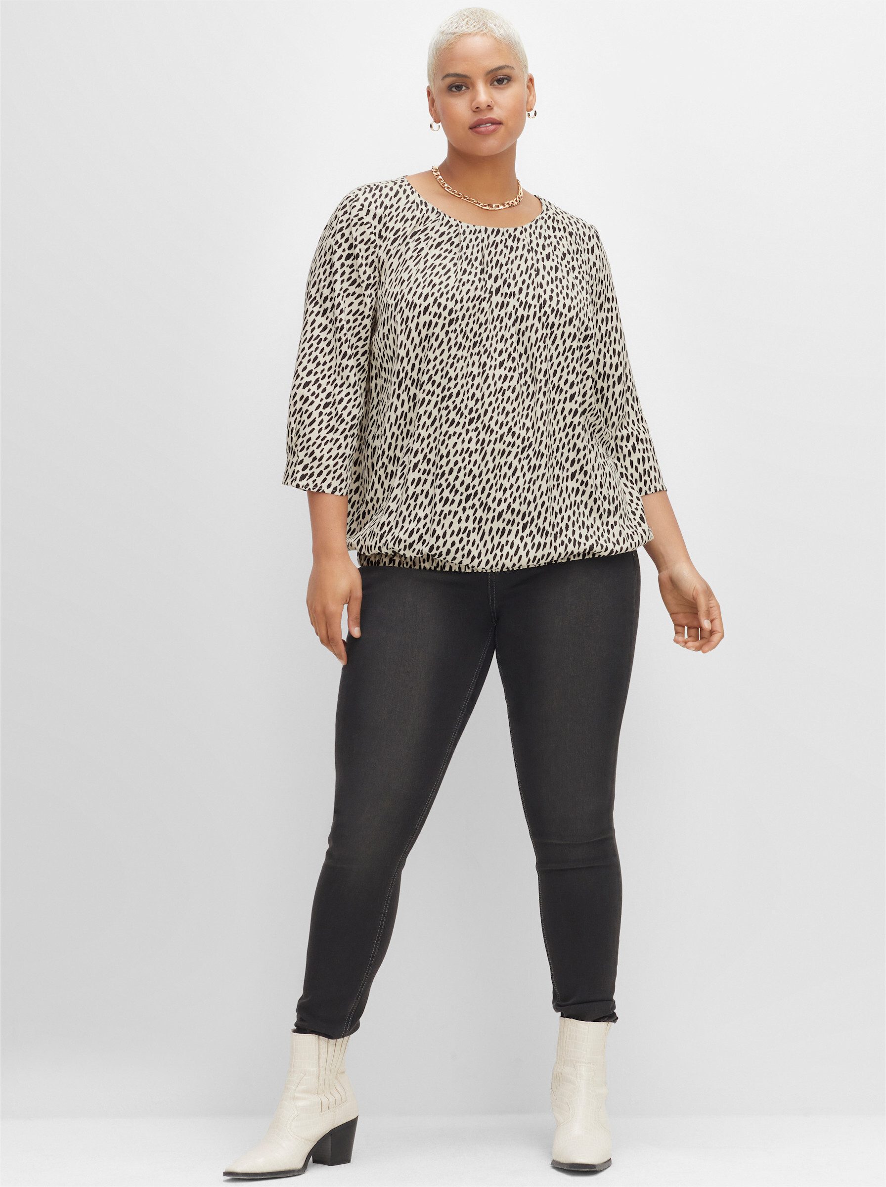 Sheego Klassische Bluse Tunika . günstig online kaufen