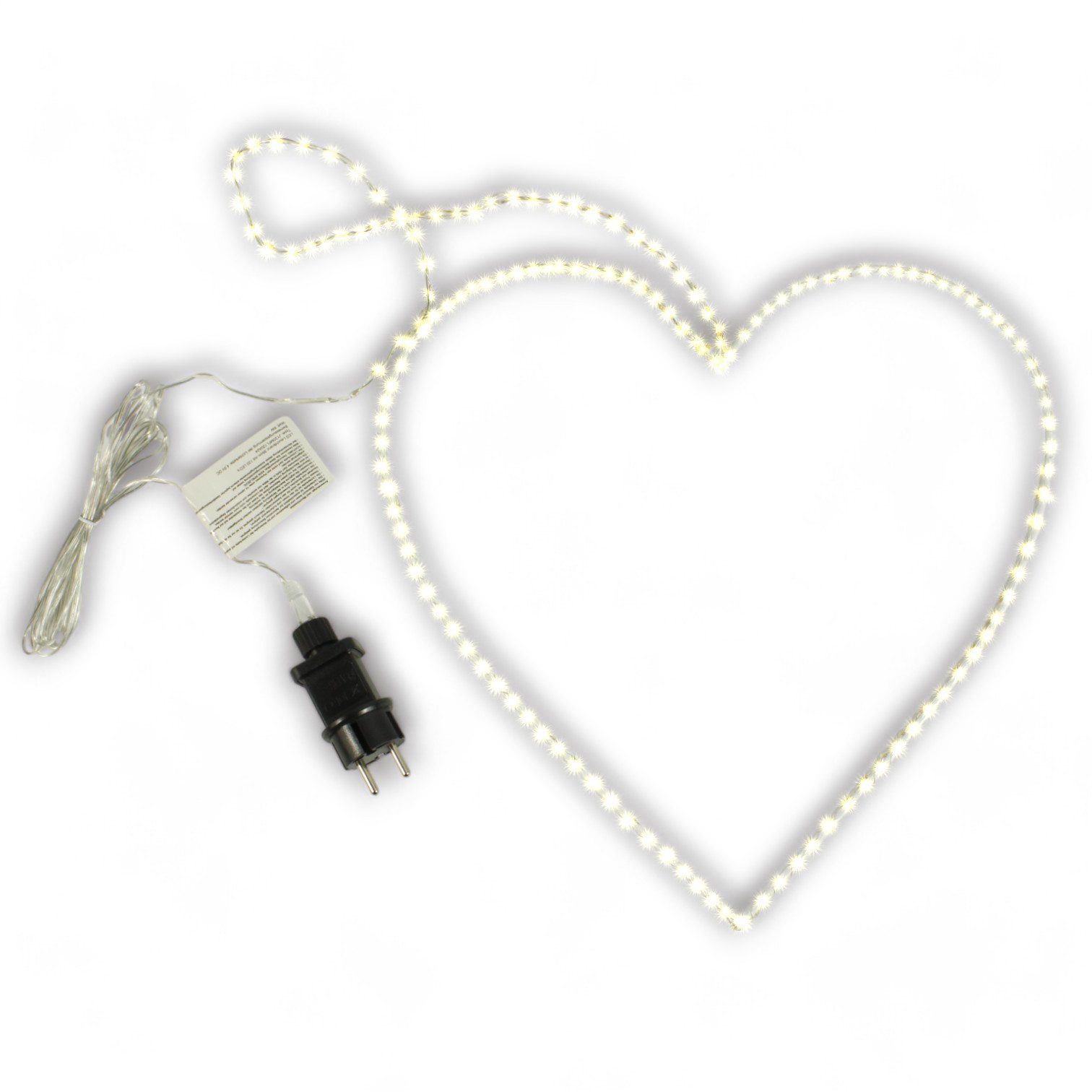 Arnusa Hängedekoration LED Herz Leuchtherz 38cm 120 LED warmweiß Fenster De günstig online kaufen