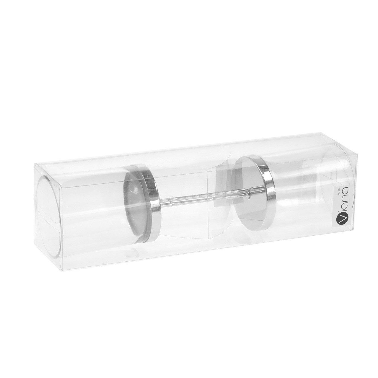 Florists Products Kerzenhalter Elegante Kerzenhalter Metall Glas Ø6,5cm H19cm 2er Set -, 2 Stück – Bild 4 von 4