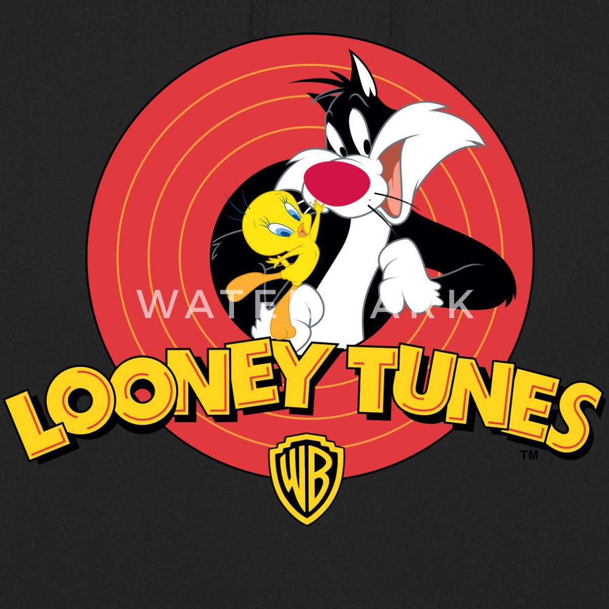 Spreadshirt Hoodie Looney Tunes Sylvester Und Tweety Unisex Hoodie (1-tlg)