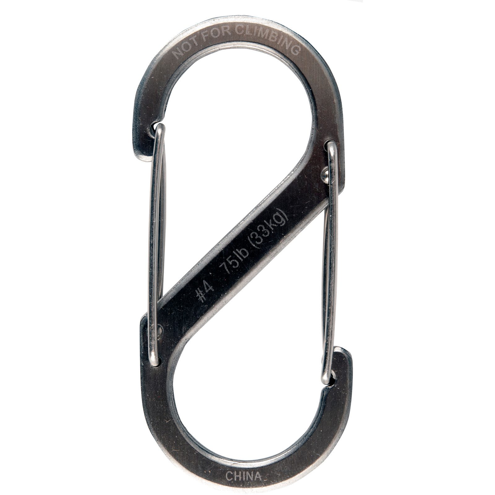 Karabiner S-Biner Mini Doppelkarabiner Schnapp