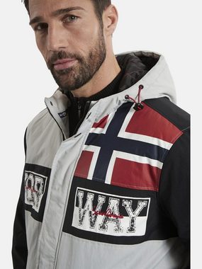 Jan Vanderstorm Outdoorjacke LUDOLF windbeständig im Norwegen Look