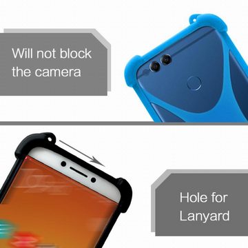 K-S-Trade Handyhülle für Asus ROG Phone 6D, Handy Hülle Bumper Schutzhülle Silikon Schutz Hülle Cover Case