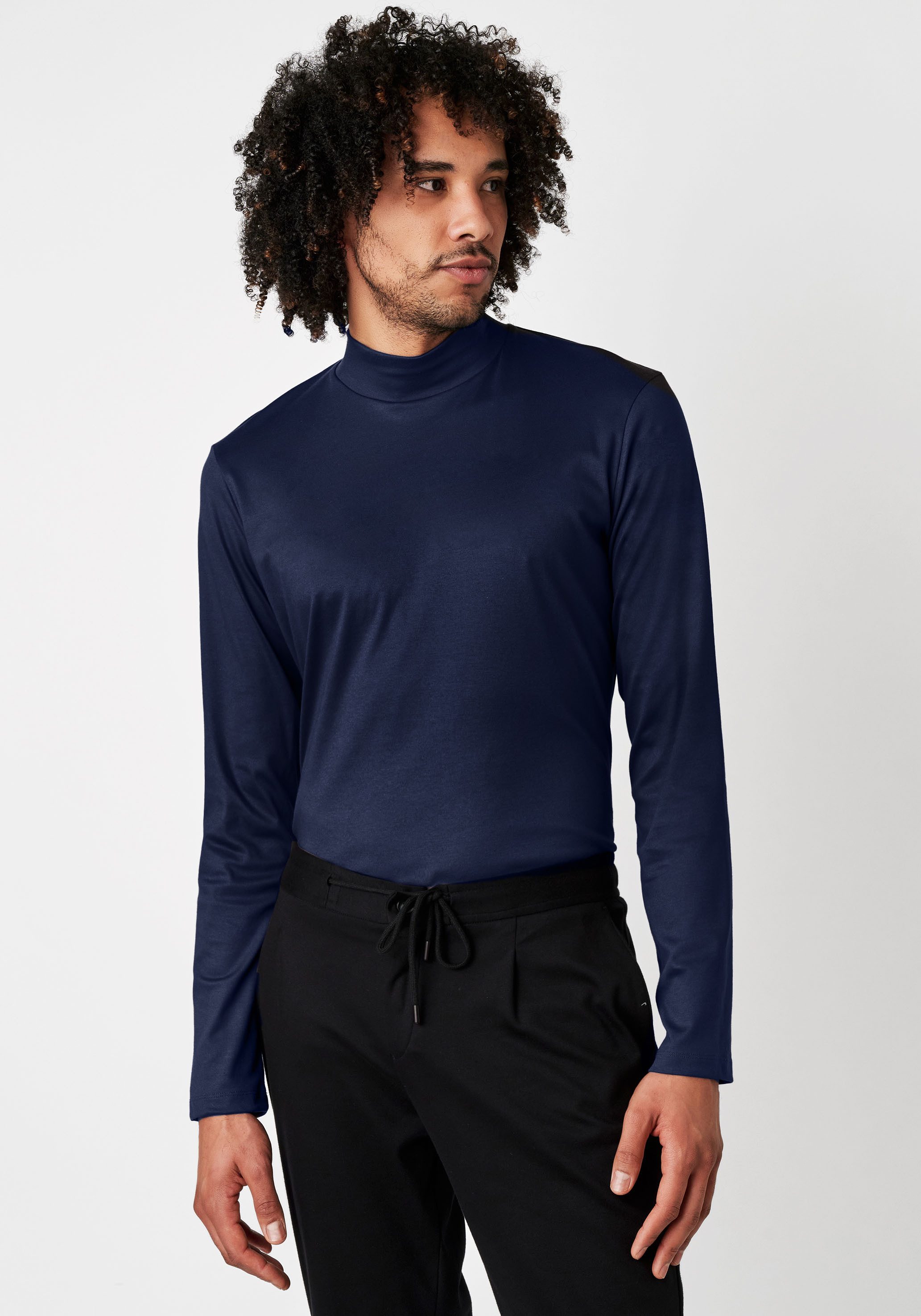 DESOTO Rollkragenshirt Jersey Rollkragenshirt langarm Stretch-Qualität günstig online kaufen